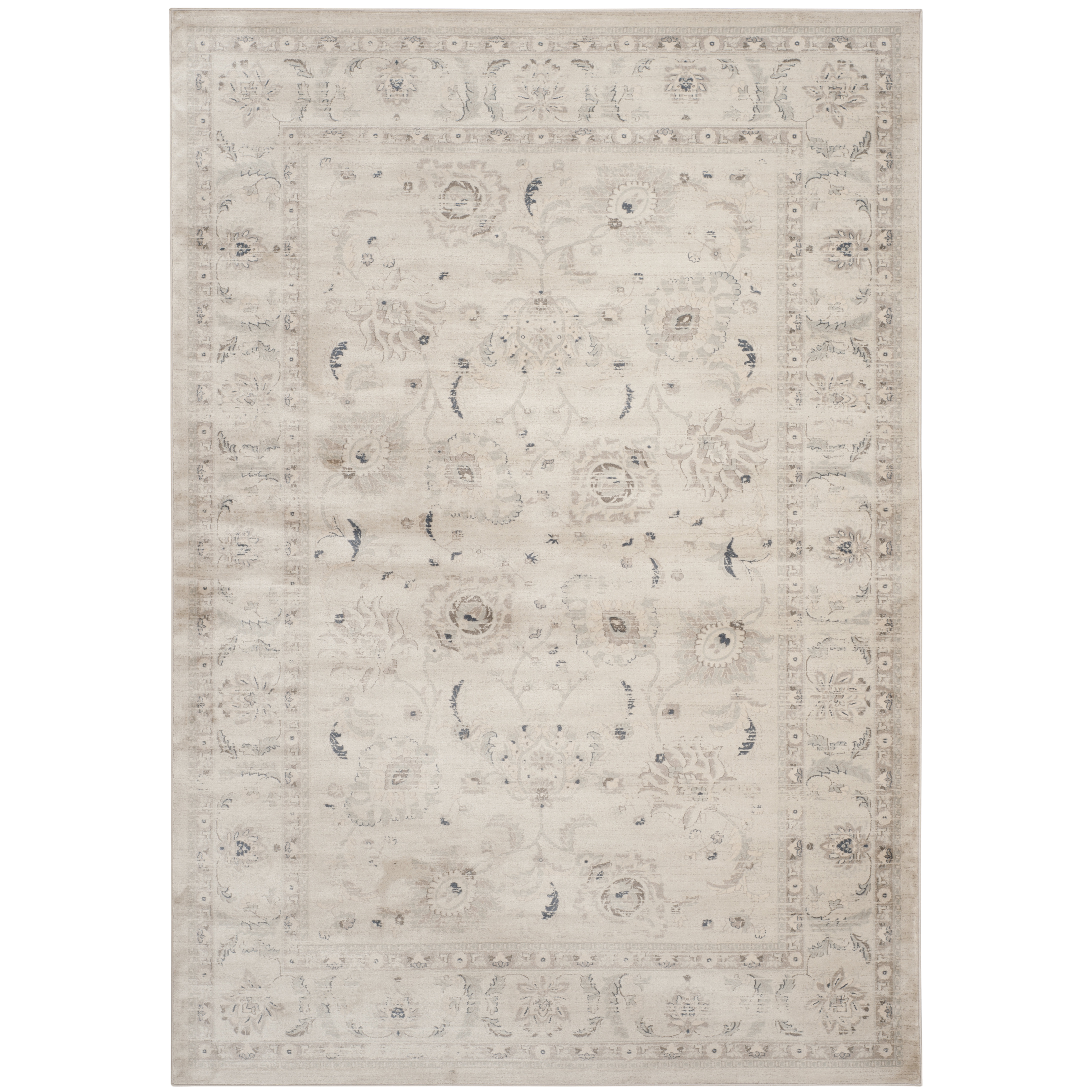 Safavieh Vintage Light Grey/Ivory Floral Area Rug & Reviews Wayfair