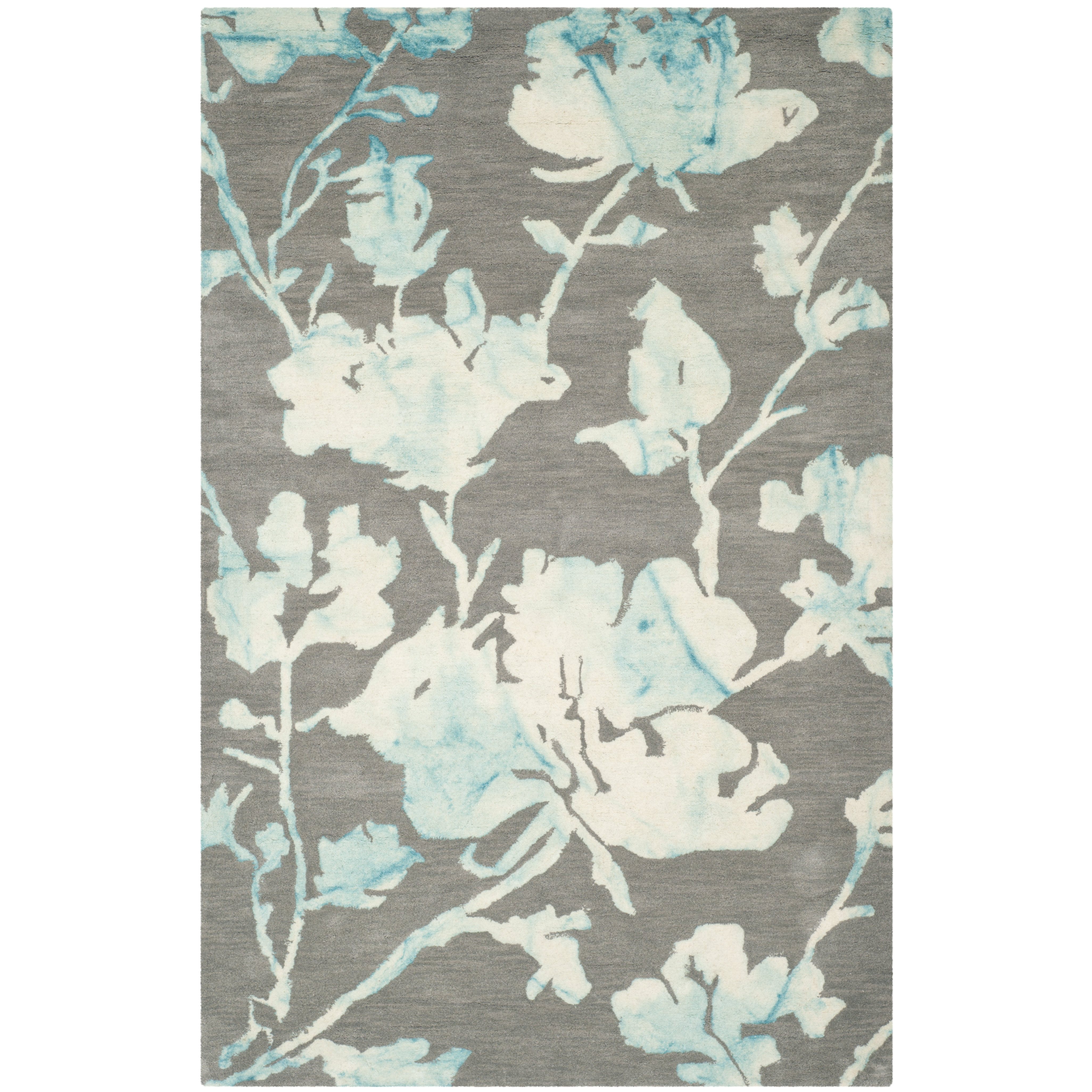 Safavieh Dip Dye Gray/Turquoise Area Rug & Reviews Wayfair