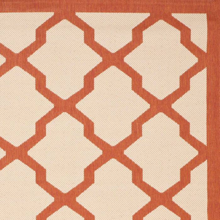 Safavieh Courtyard Beige/Terracotta Outdoor Area Rug & Reviews Wayfair
