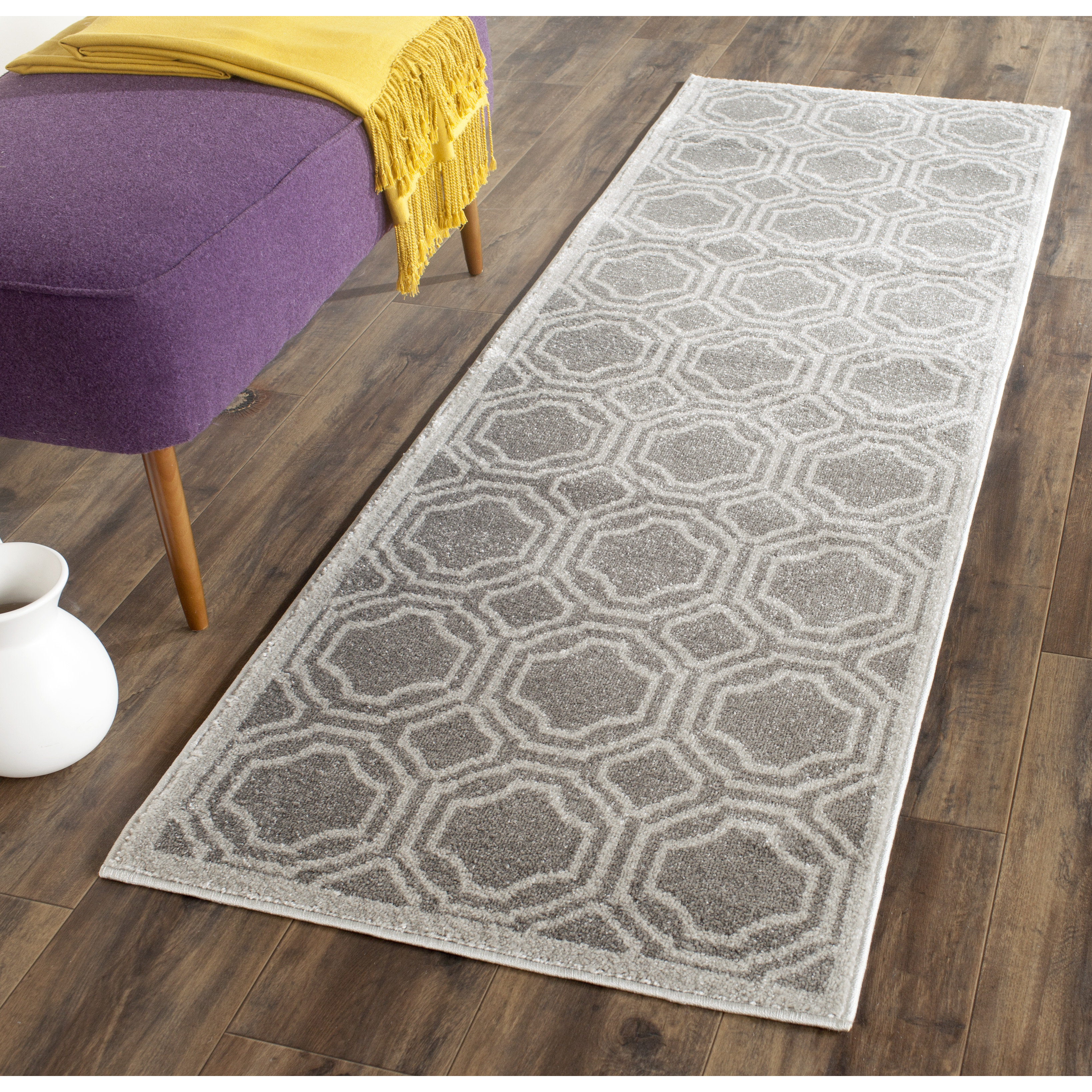 Safavieh Amherst Grey & Light Grey Outdoor Area Rug & Reviews Wayfair