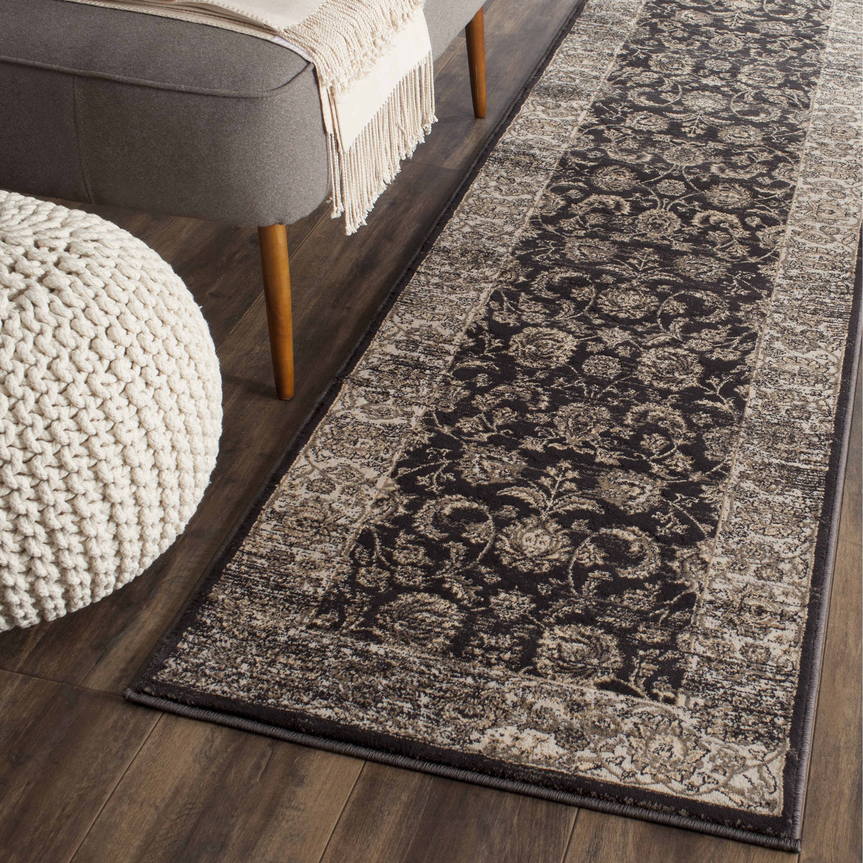 Safavieh Vintage Black/Ivory Area Rug & Reviews Wayfair