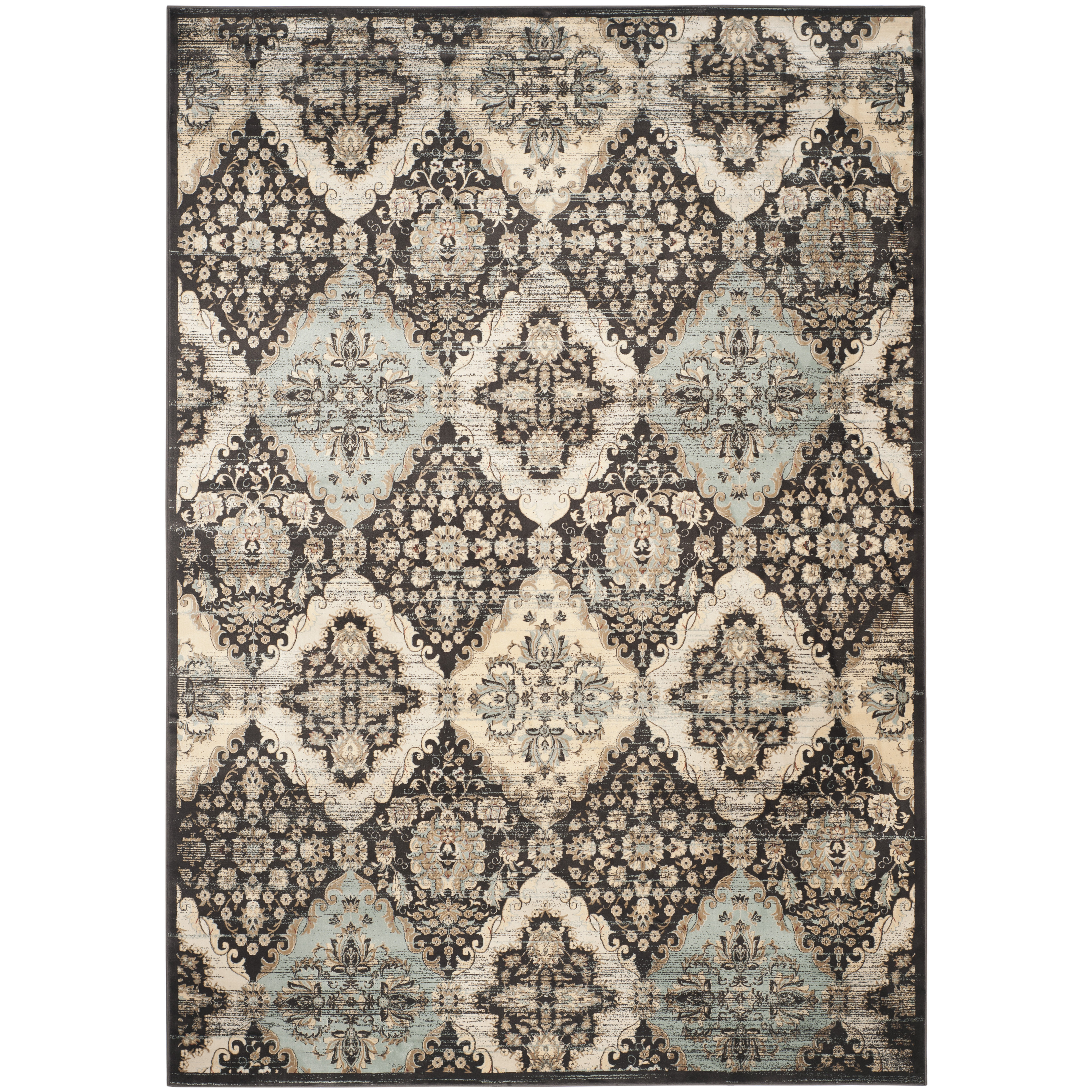 Safavieh Vintage Black/Light Blue Area Rug & Reviews Wayfair