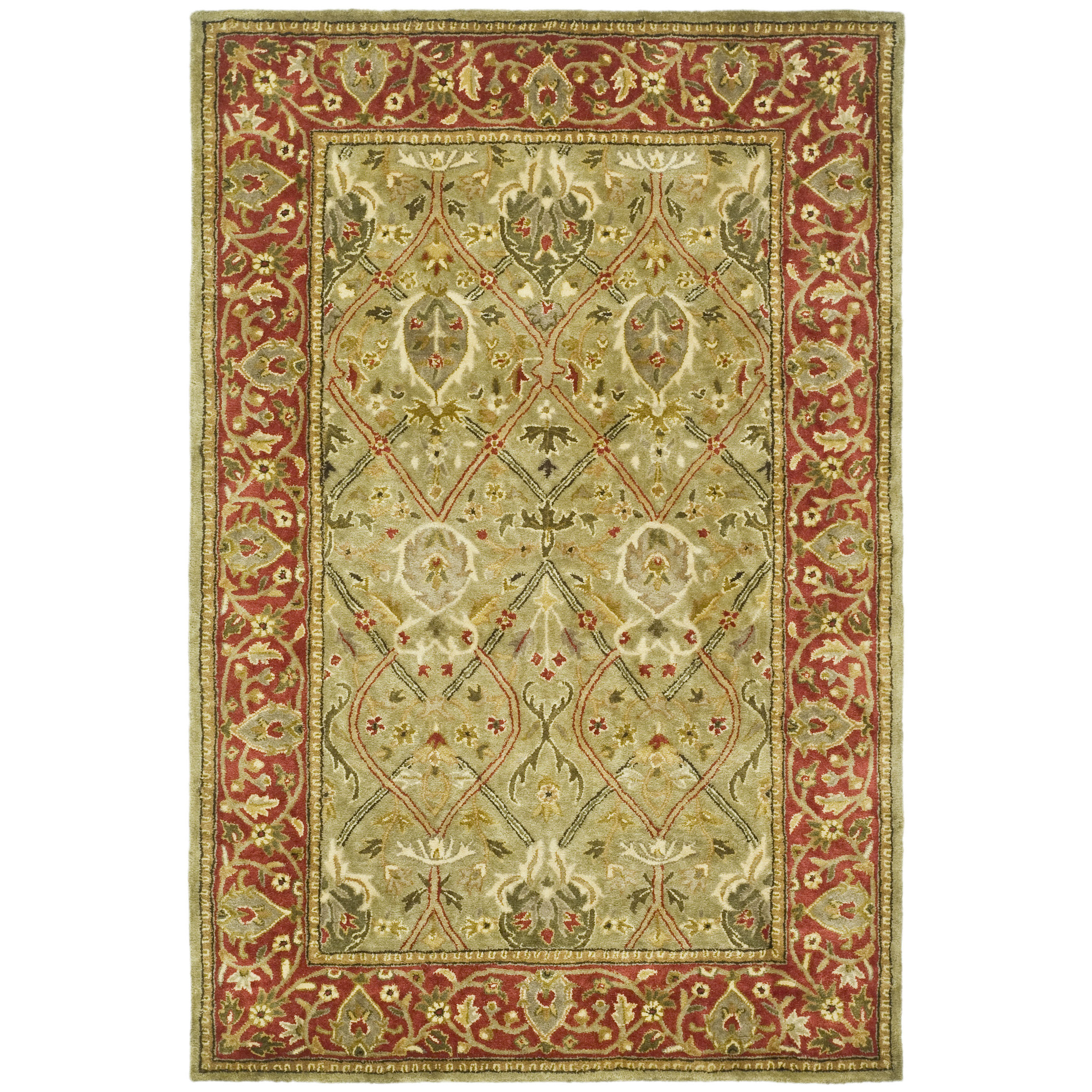 Safavieh Persian Legend Light Green & Rust Area Rug & Reviews Wayfair