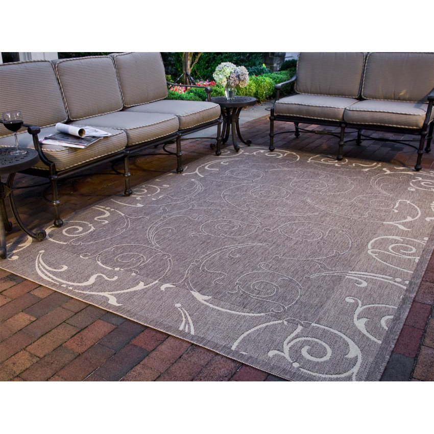 Safavieh Courtyard Brown & Natural Outdoor Area Rug & Reviews Wayfair