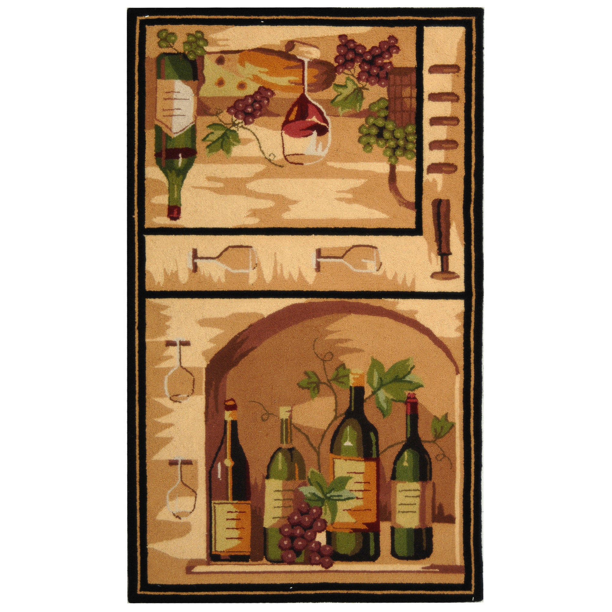 Safavieh Chelsea Ivory Wine Cellar Novelty Area Rug & Reviews Wayfair