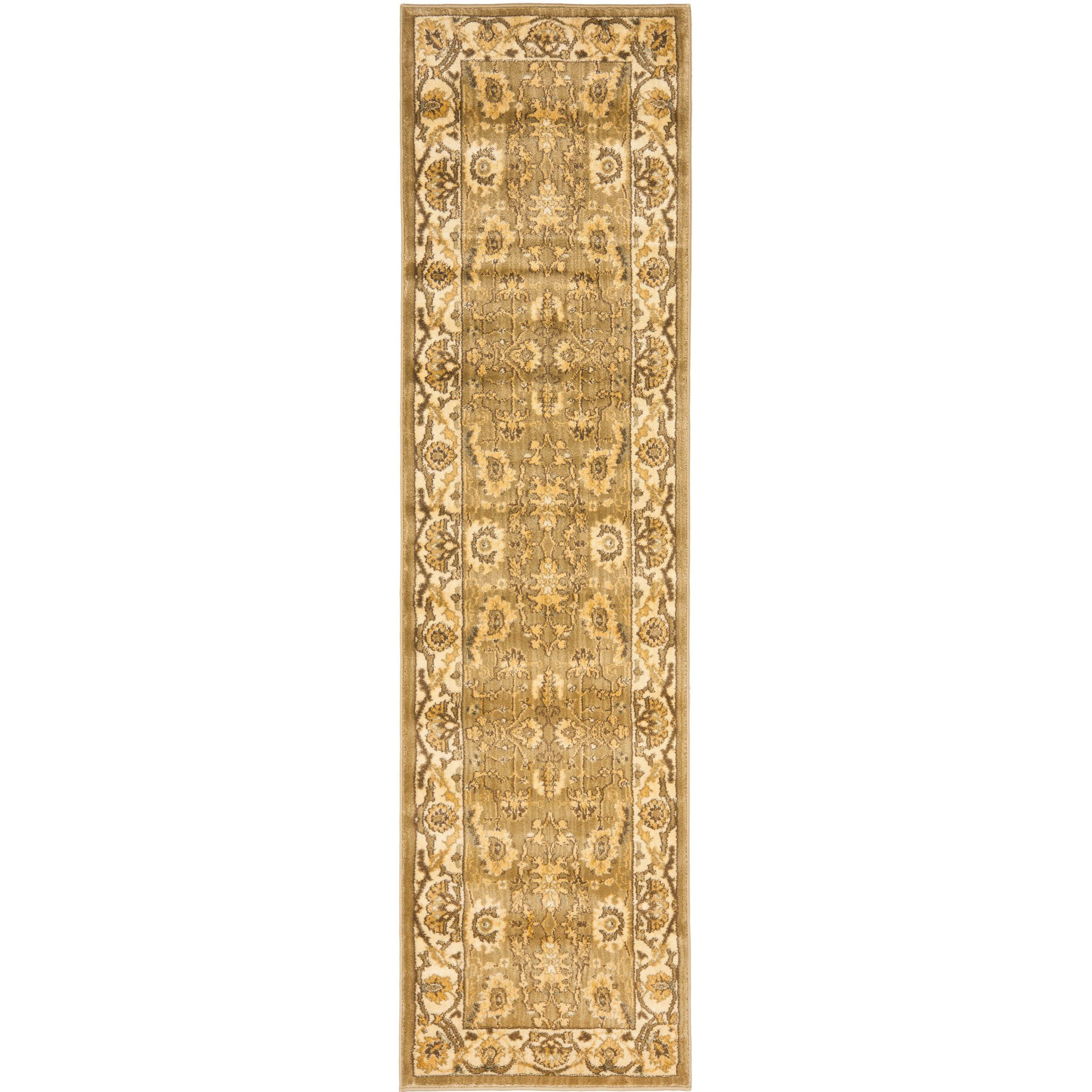 Safavieh Green/Cream Area Rug Wayfair