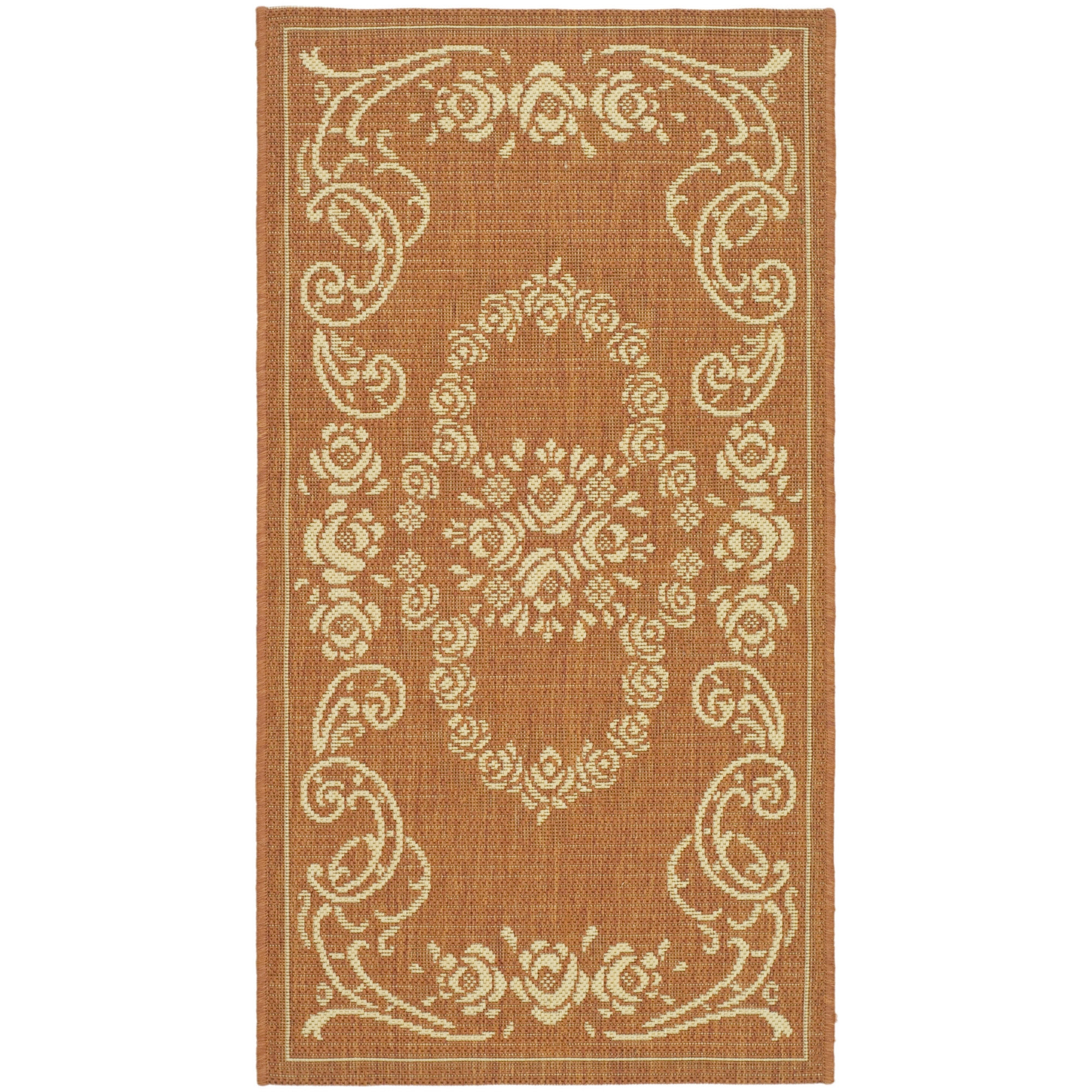 Safavieh Courtyard Terra/Natural Outdoor Rug & Reviews Wayfair