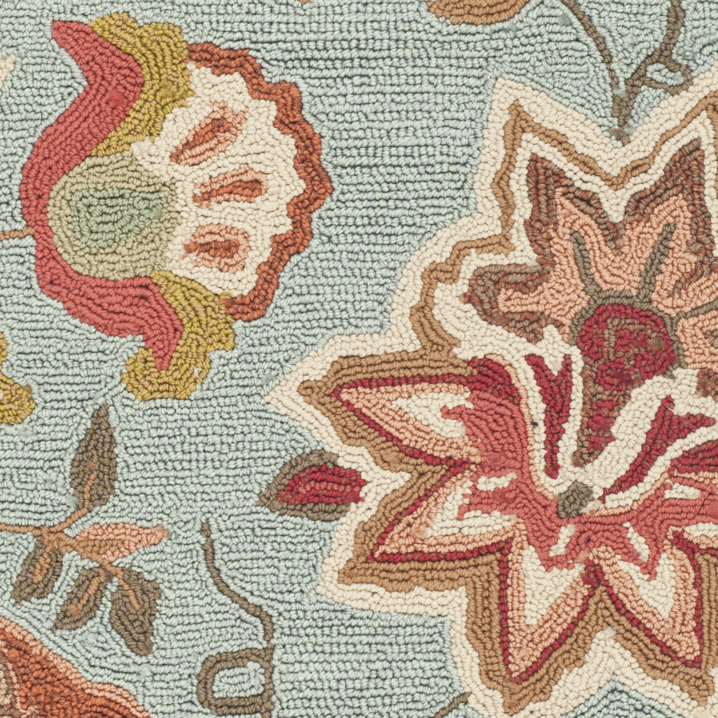 Safavieh Four Seasons Blue & Orange Outdoor Area Rug & Reviews Wayfair