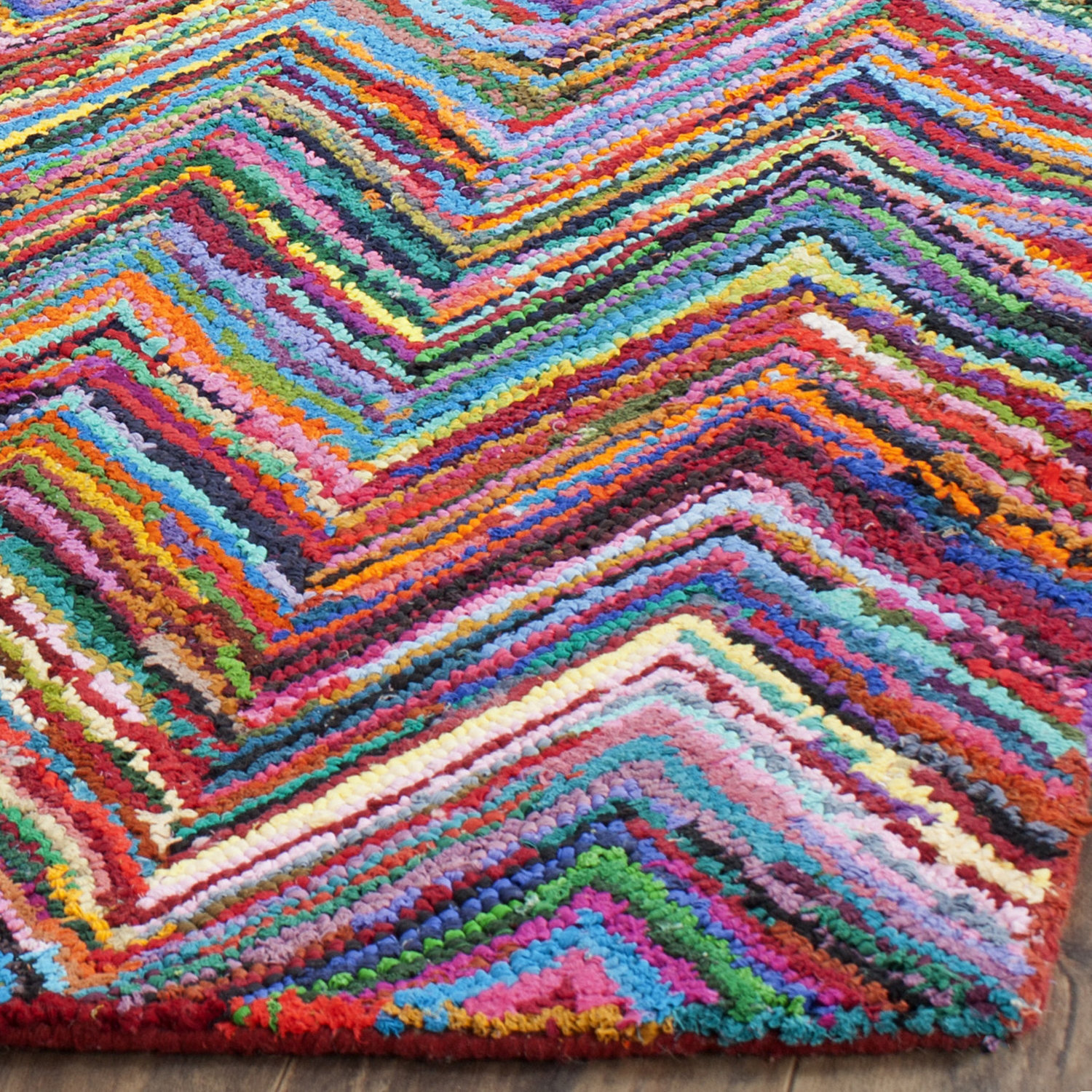 Safavieh Nantucket Chevron Area Rug & Reviews Wayfair