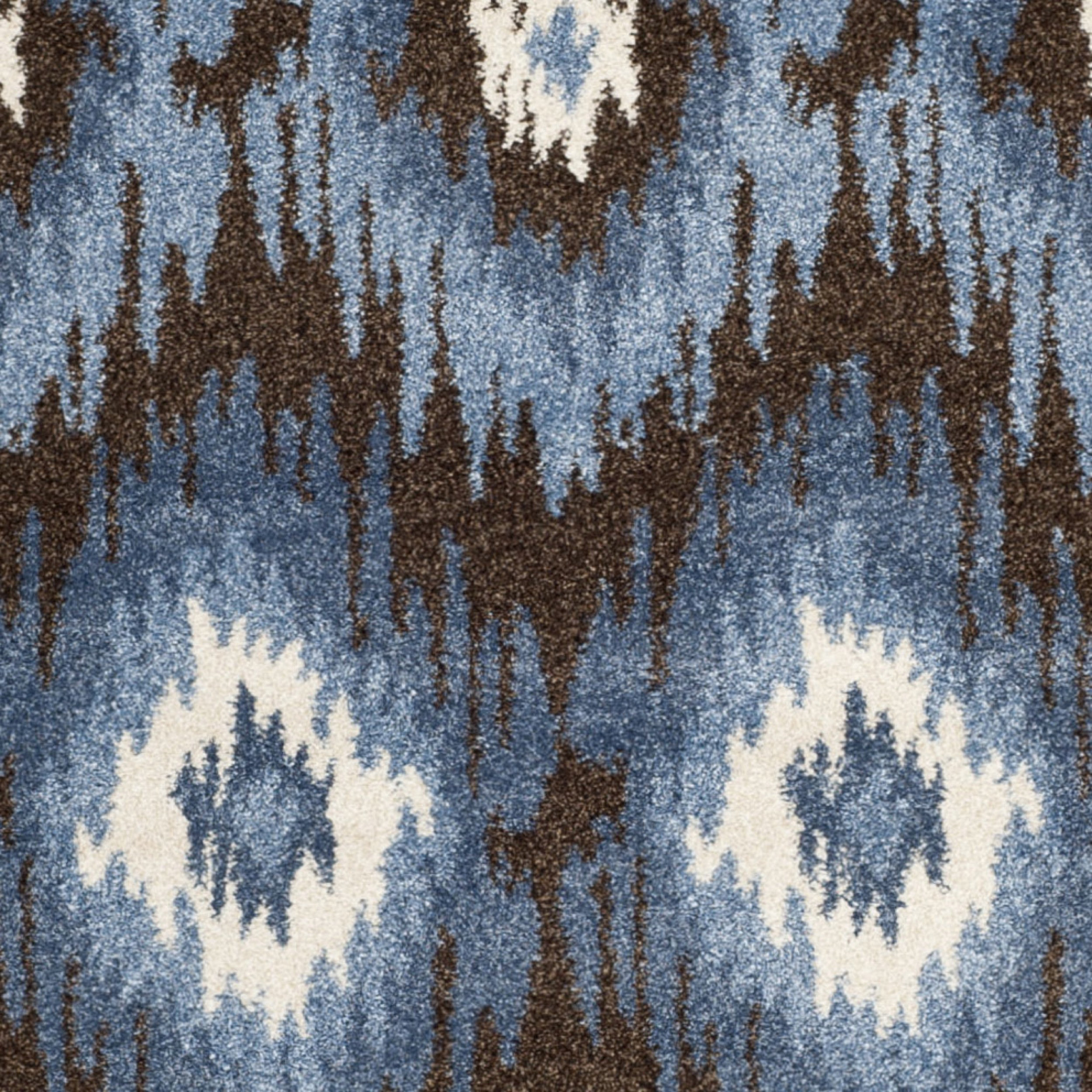 Safavieh Retro Dark Brown / Blue Rug & Reviews Wayfair