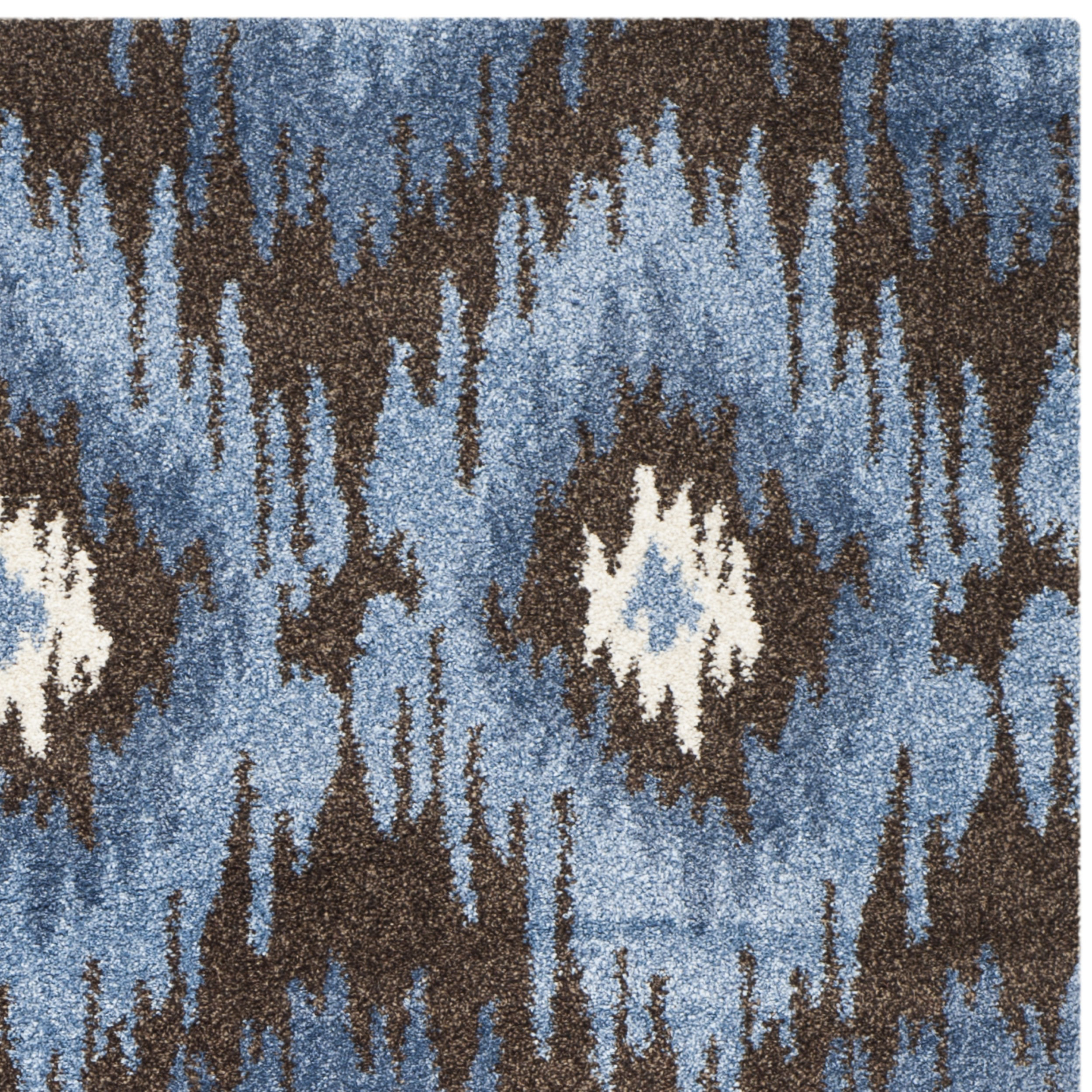 Safavieh Retro Dark Brown / Blue Rug & Reviews Wayfair