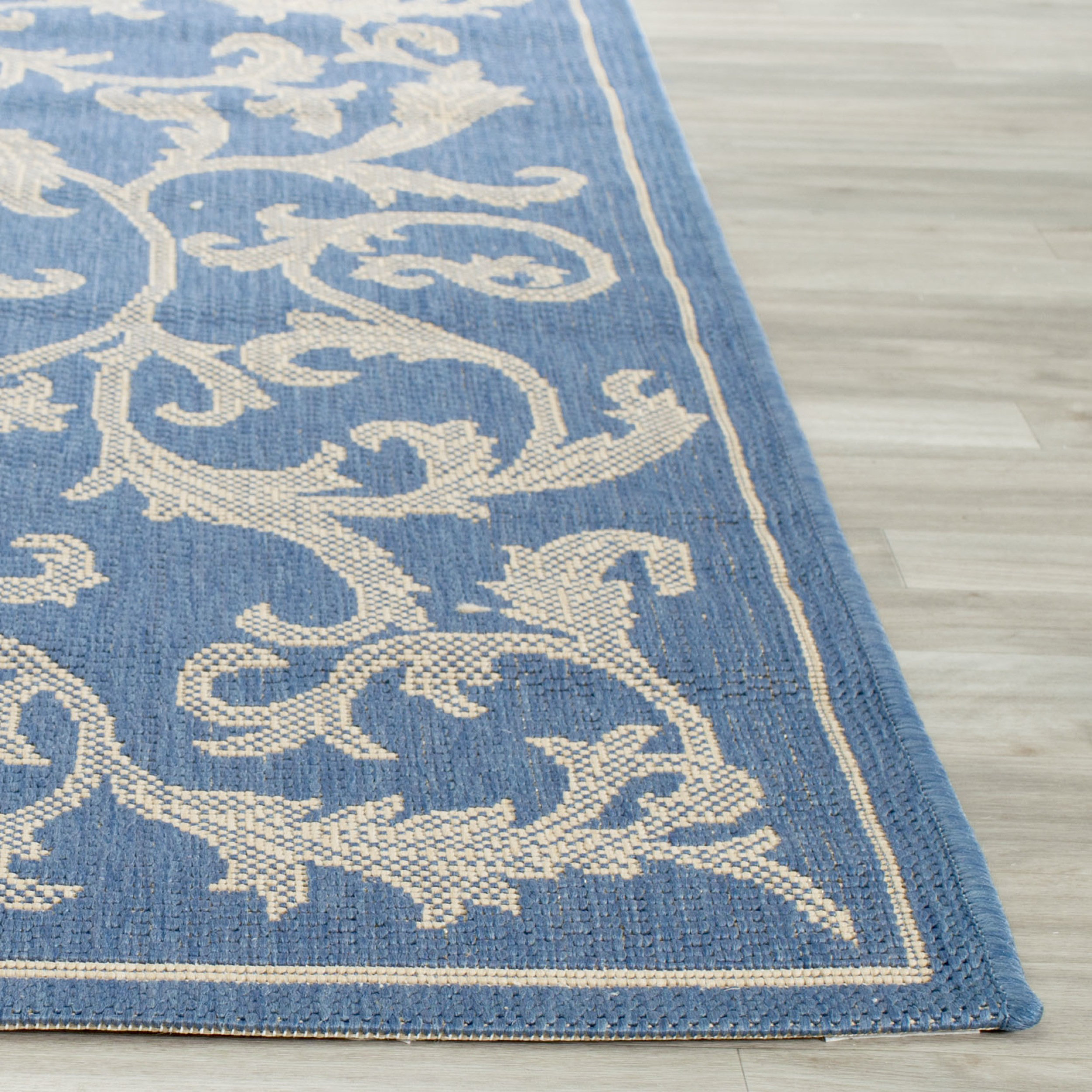 Safavieh Courtyard Persian Blue Area Rug & Reviews Wayfair