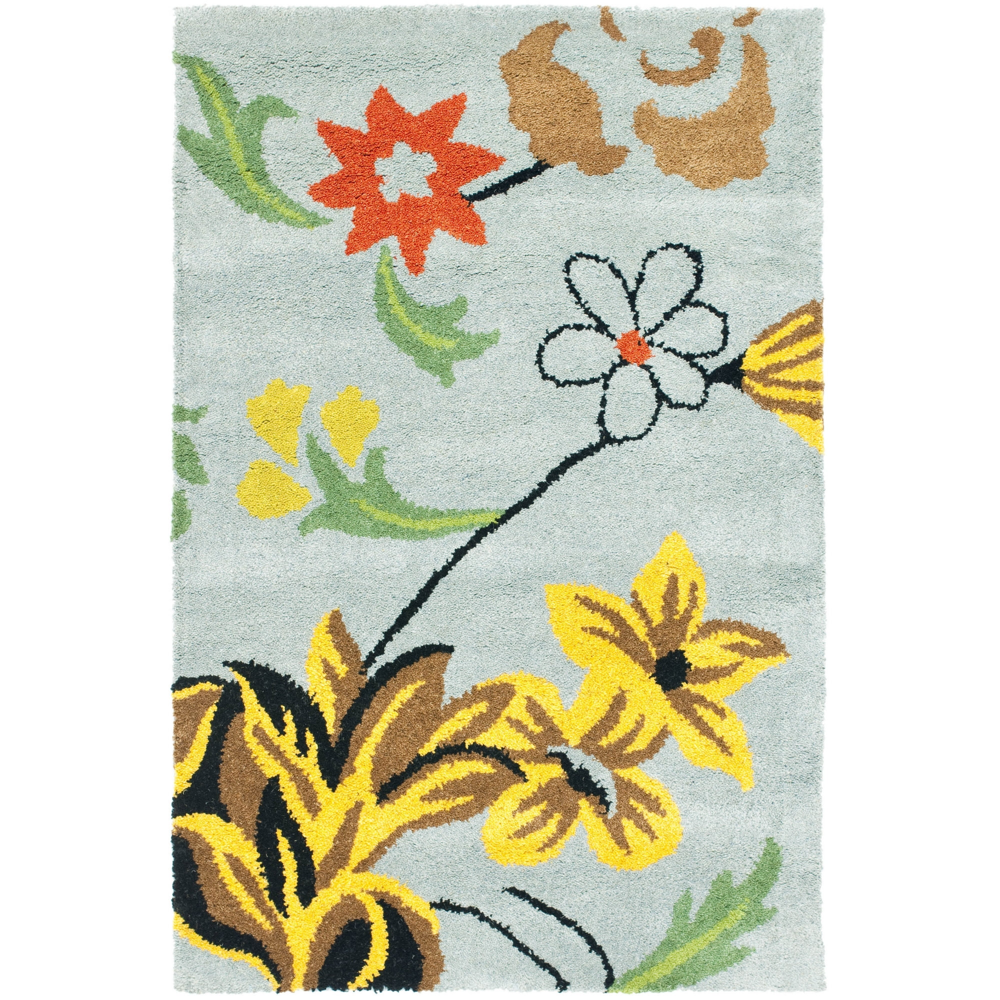 Safavieh Soho Blue Floral Area Rug & Reviews Wayfair