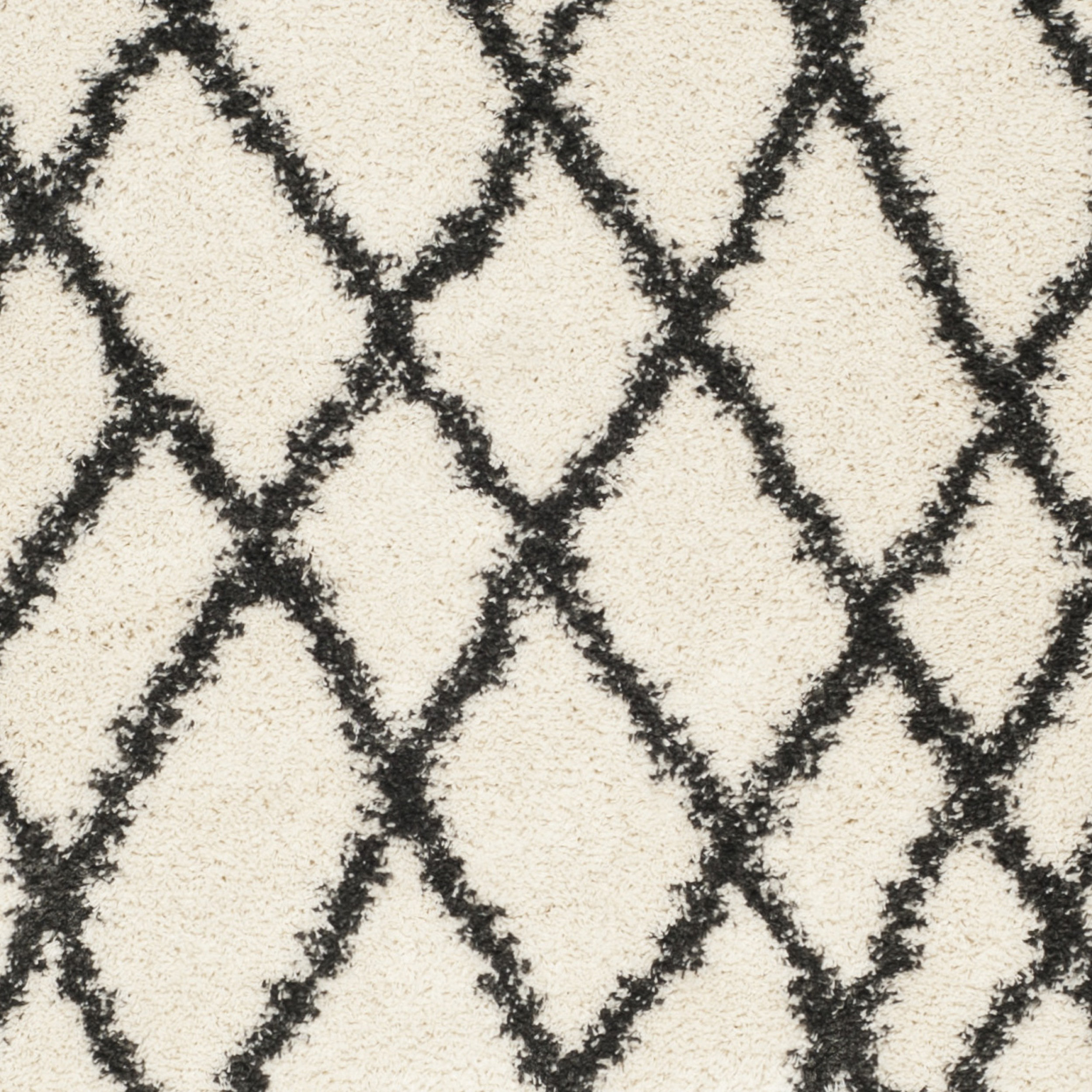 Safavieh Belize Shag Ivory & Charcoal Area Rug & Reviews Wayfair