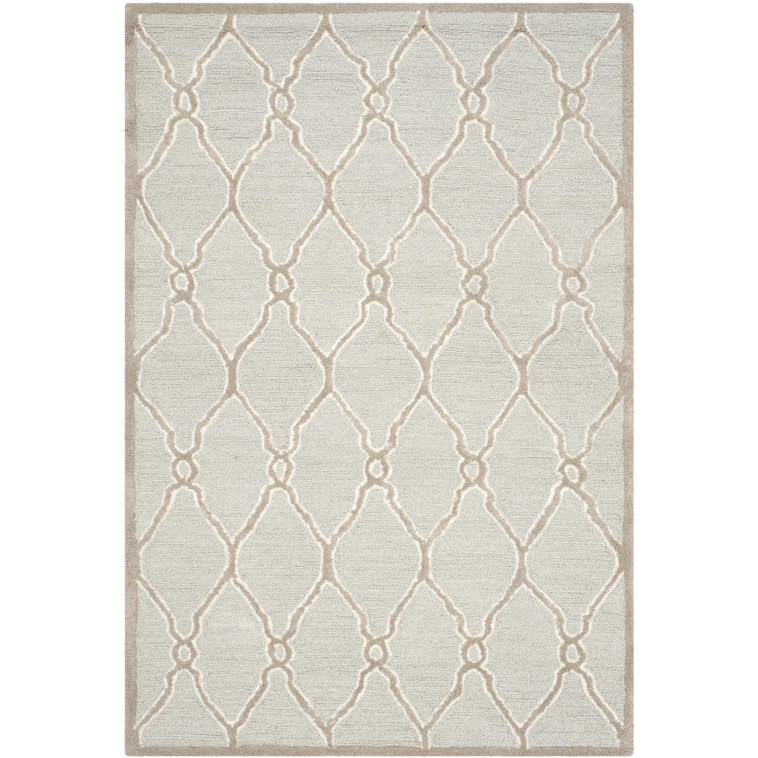 Safavieh Cambridge Light Grey / Ivory Area Rug & Reviews ...