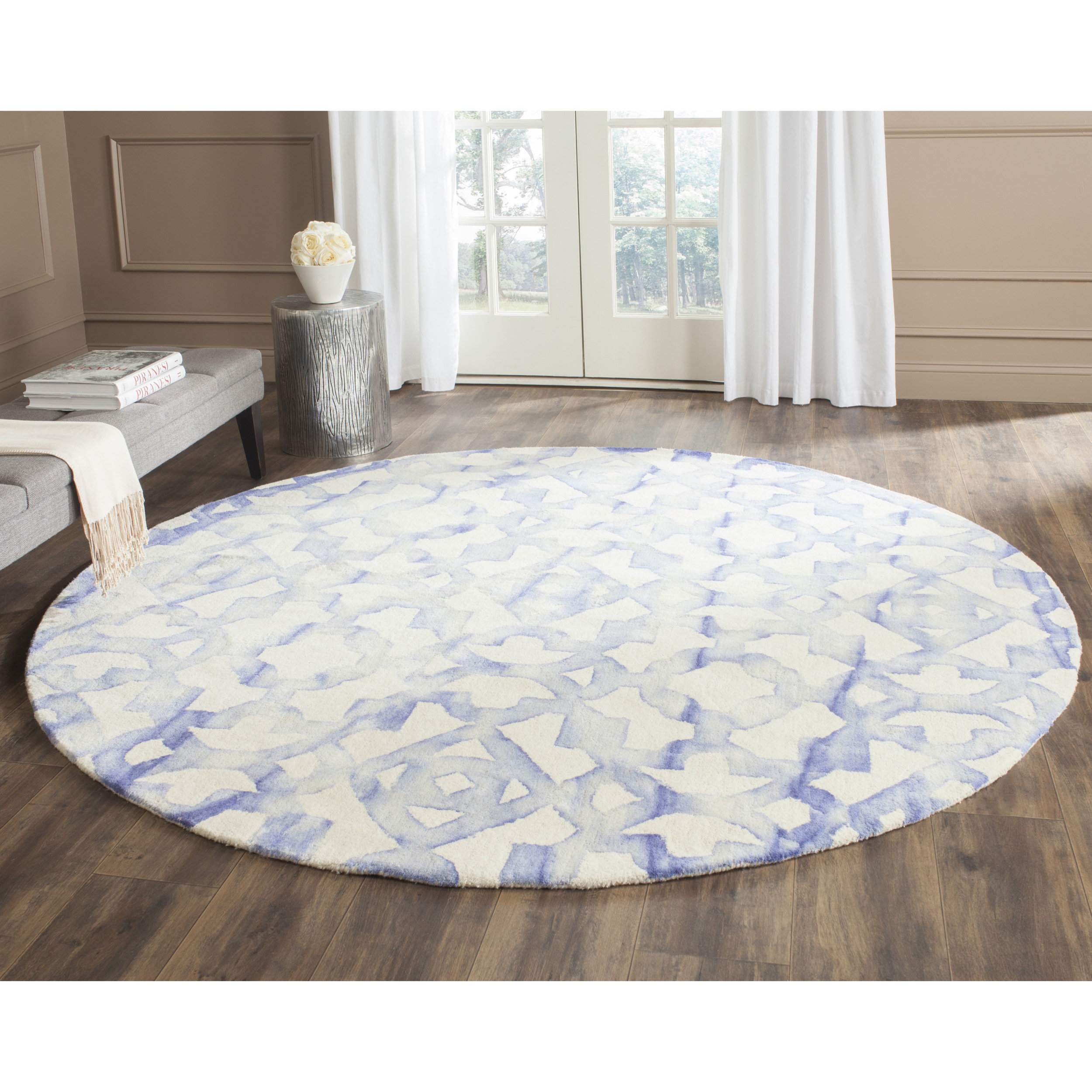 Safavieh Dip Dye Ivory/Blue Area Rug & Reviews Wayfair