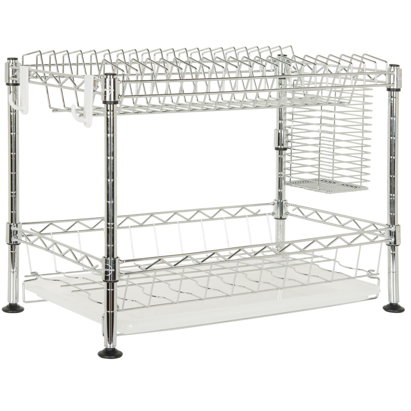 Safavieh Darina Adjustable Chrome Wire Dish Rack Wayfair