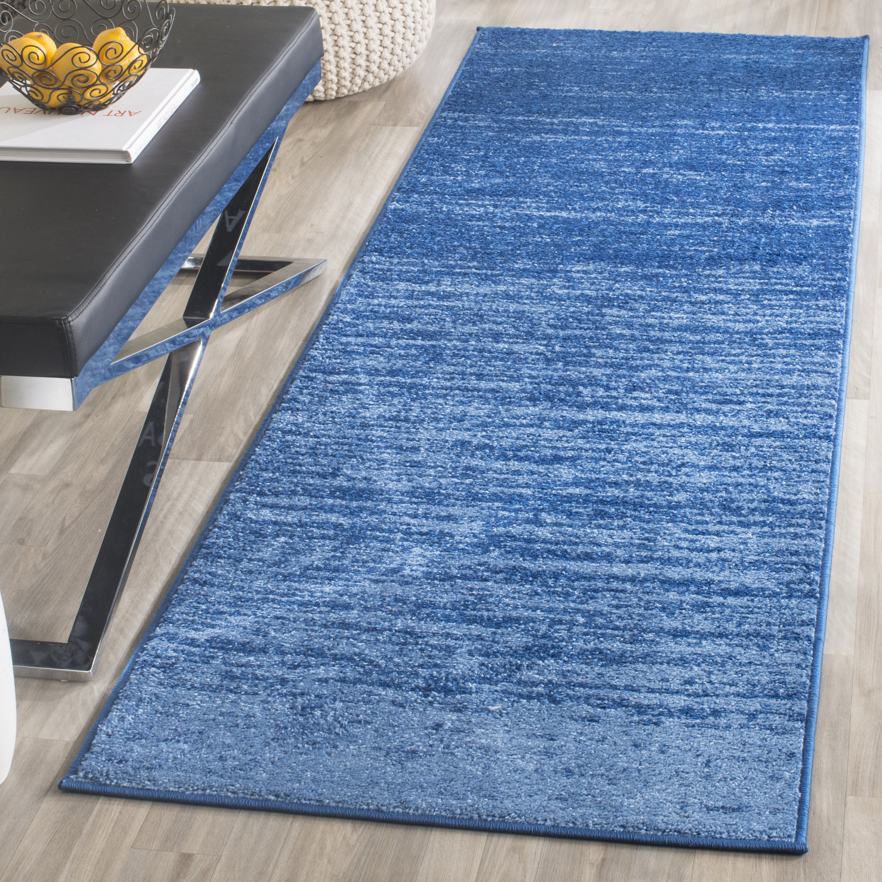 Safavieh Adirondacks Light Blue/Dark Blue Area Rug & Reviews Wayfair