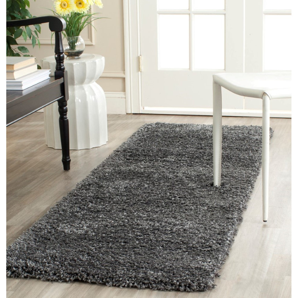 Safavieh Shag Handmade Dark Gray Area Rug & Reviews Wayfair