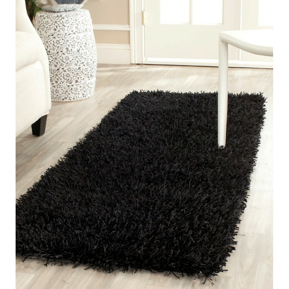 Safavieh Paris Handmade Black Area Rug & Reviews | Wayfair