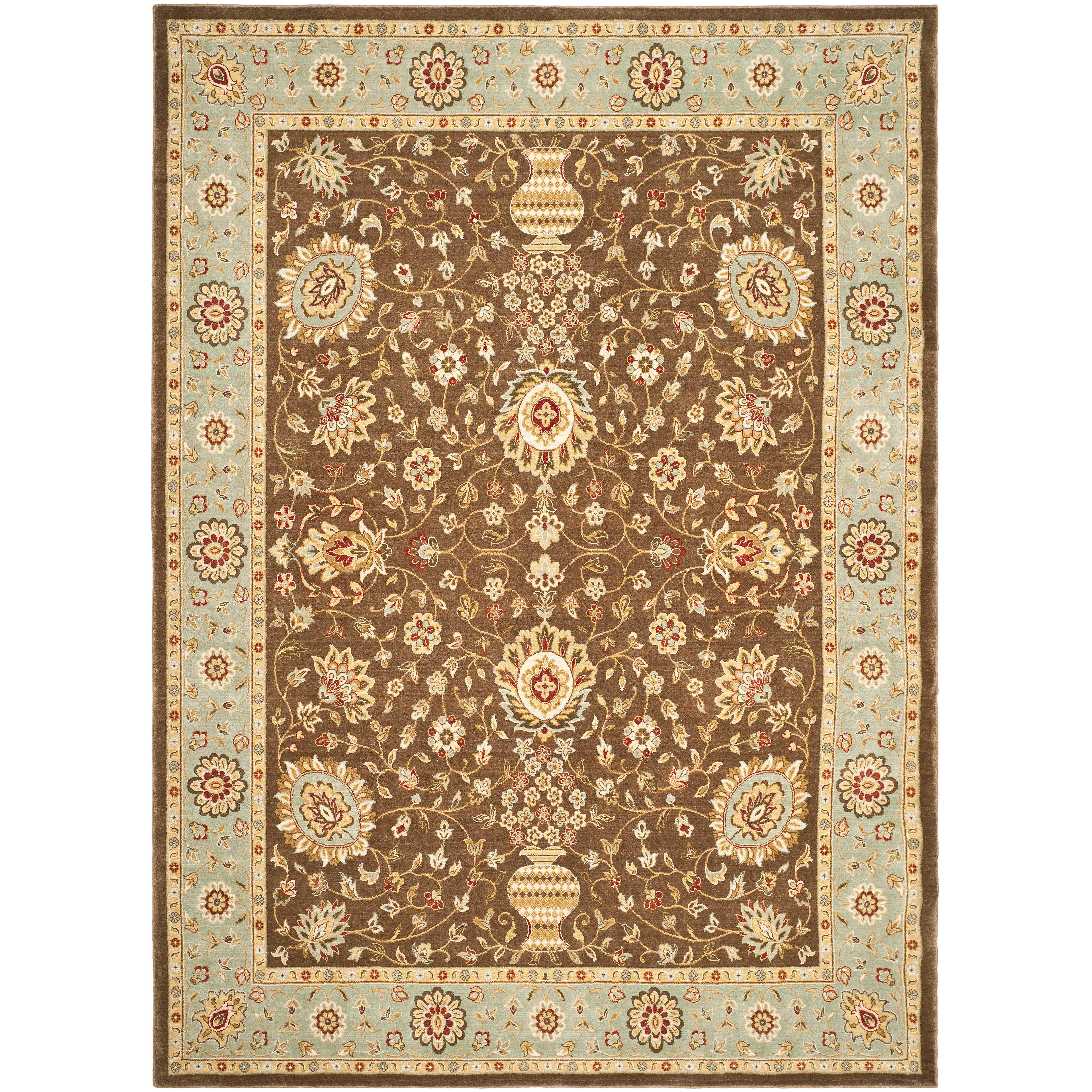 Safavieh Tuscany Brown/Light Blue Area Rug & Reviews Wayfair