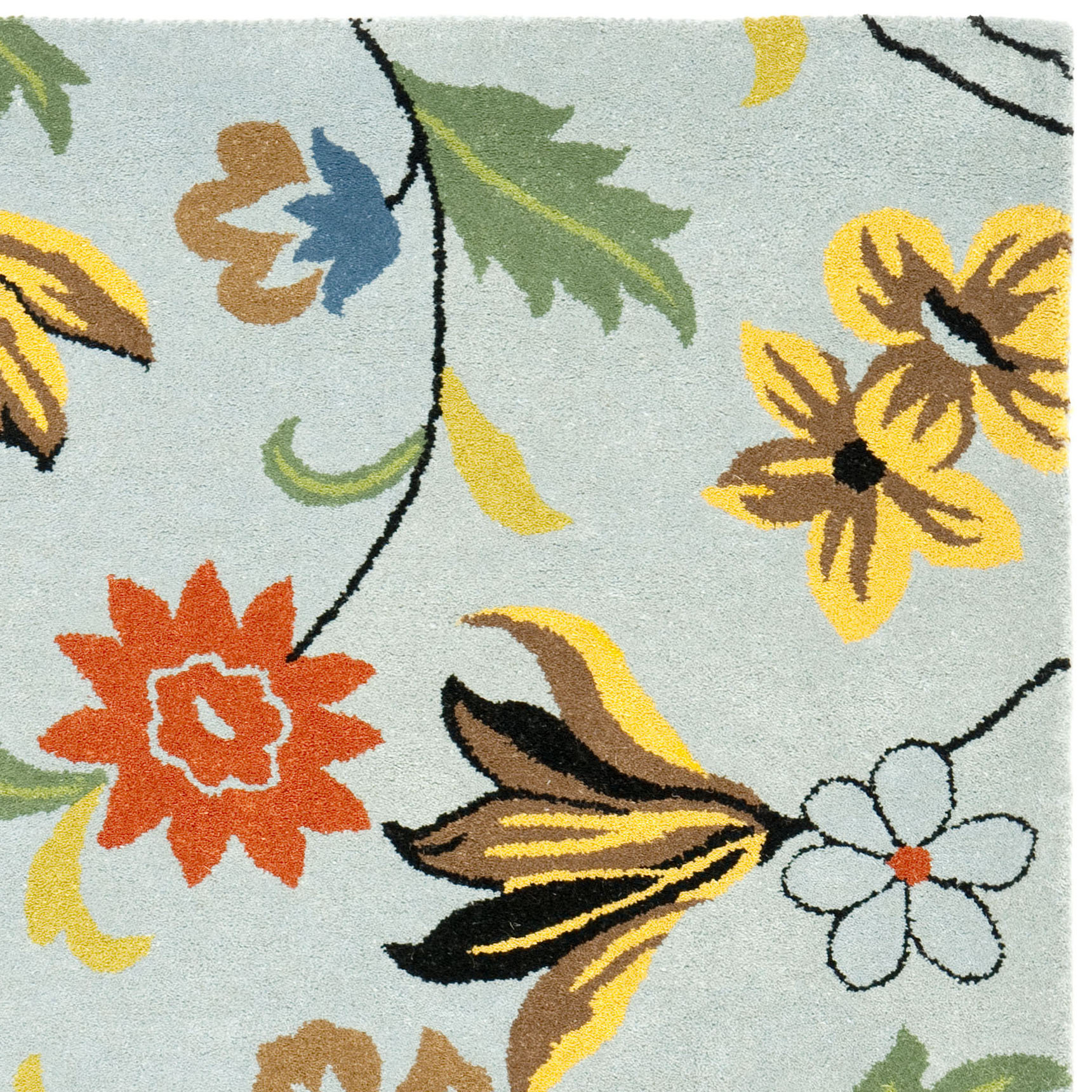 Safavieh Soho Blue Floral Area Rug & Reviews Wayfair