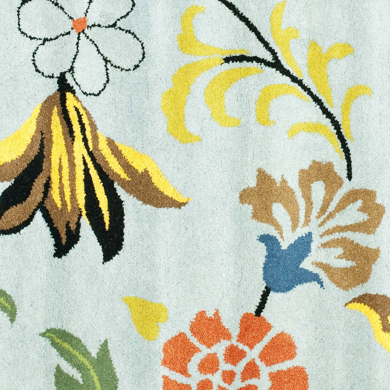 Safavieh Soho Blue Floral Area Rug & Reviews Wayfair