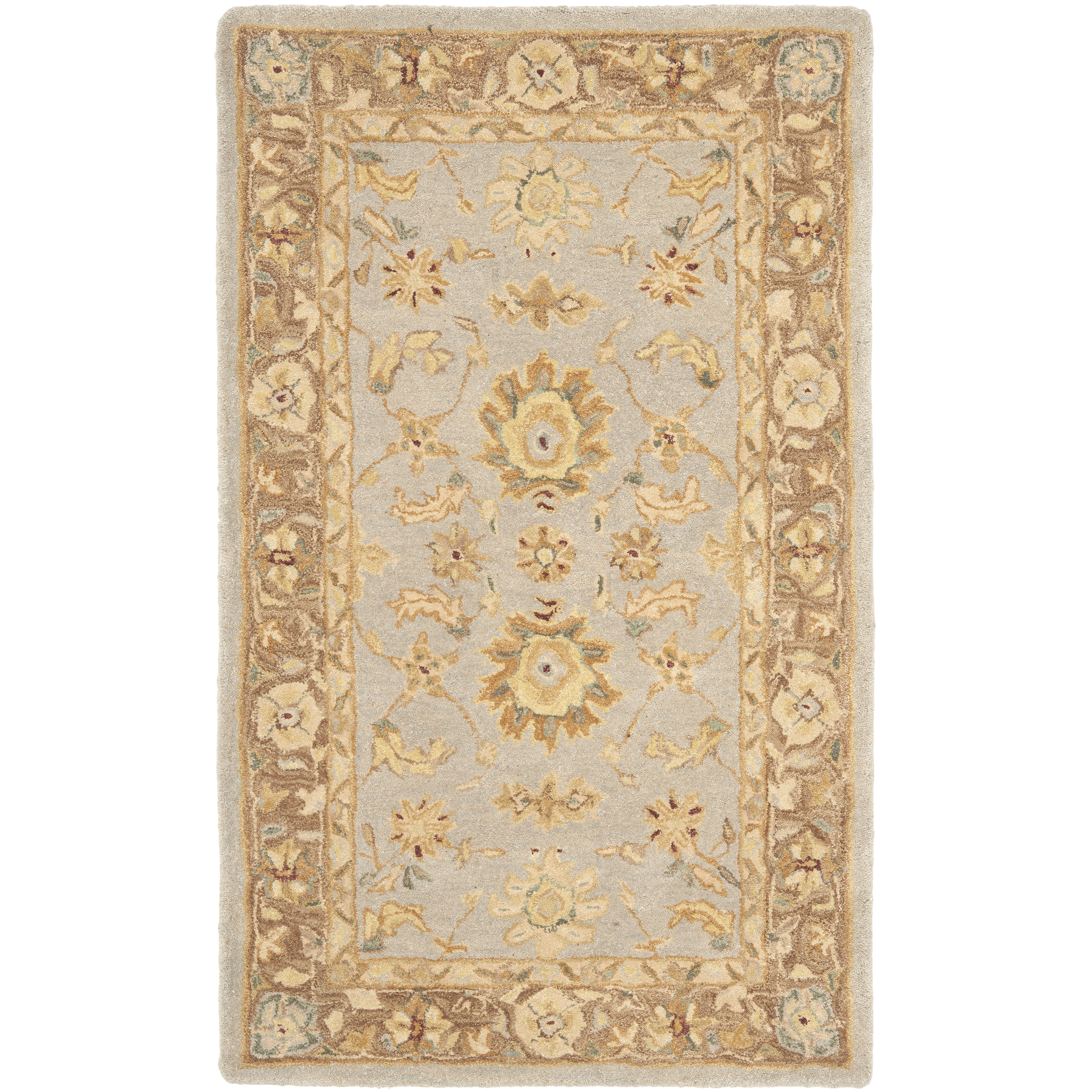 Safavieh Anatolia Teal/Brown Area Rug & Reviews Wayfair