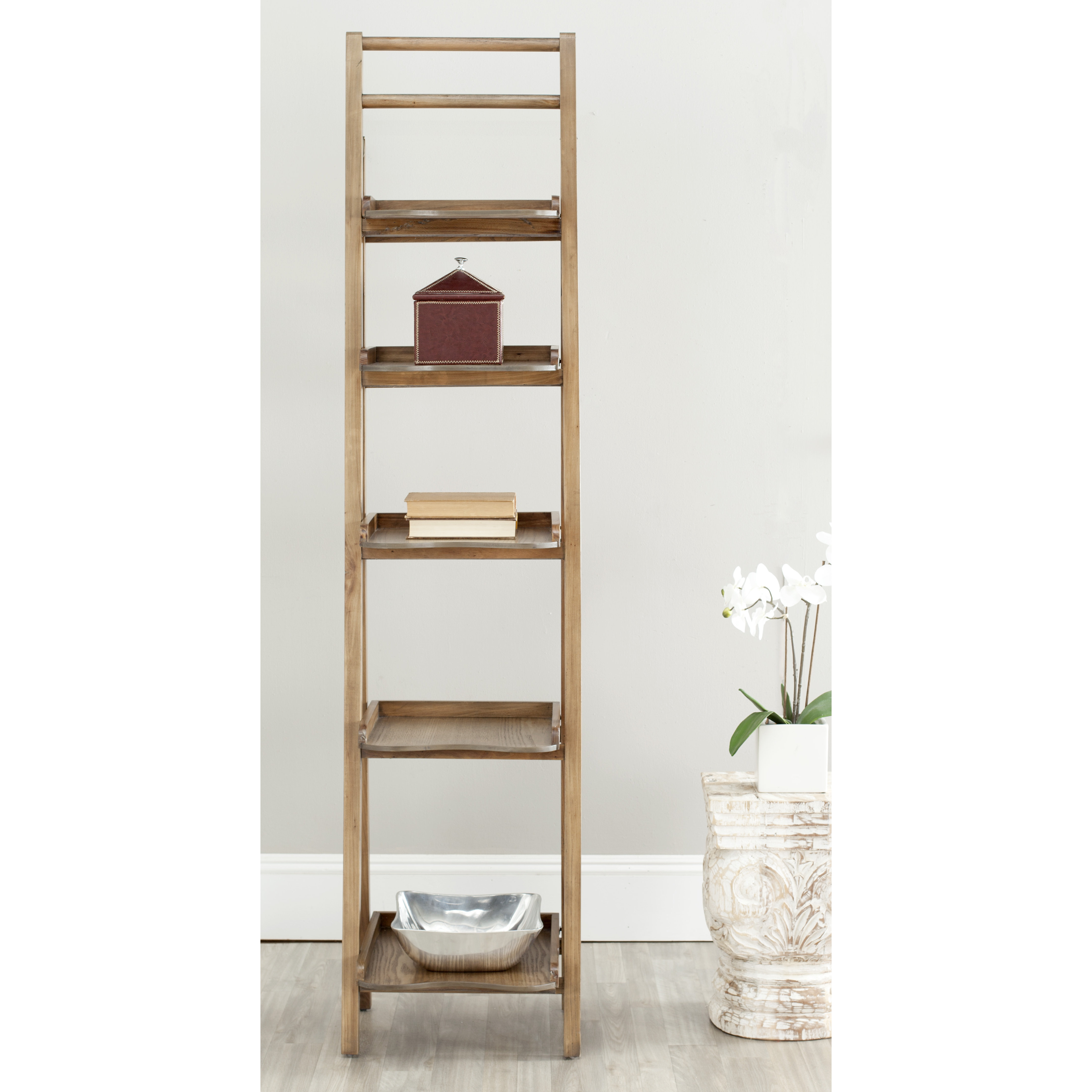 Safavieh Asher 71" Leaning Bookcase & Reviews Wayfair