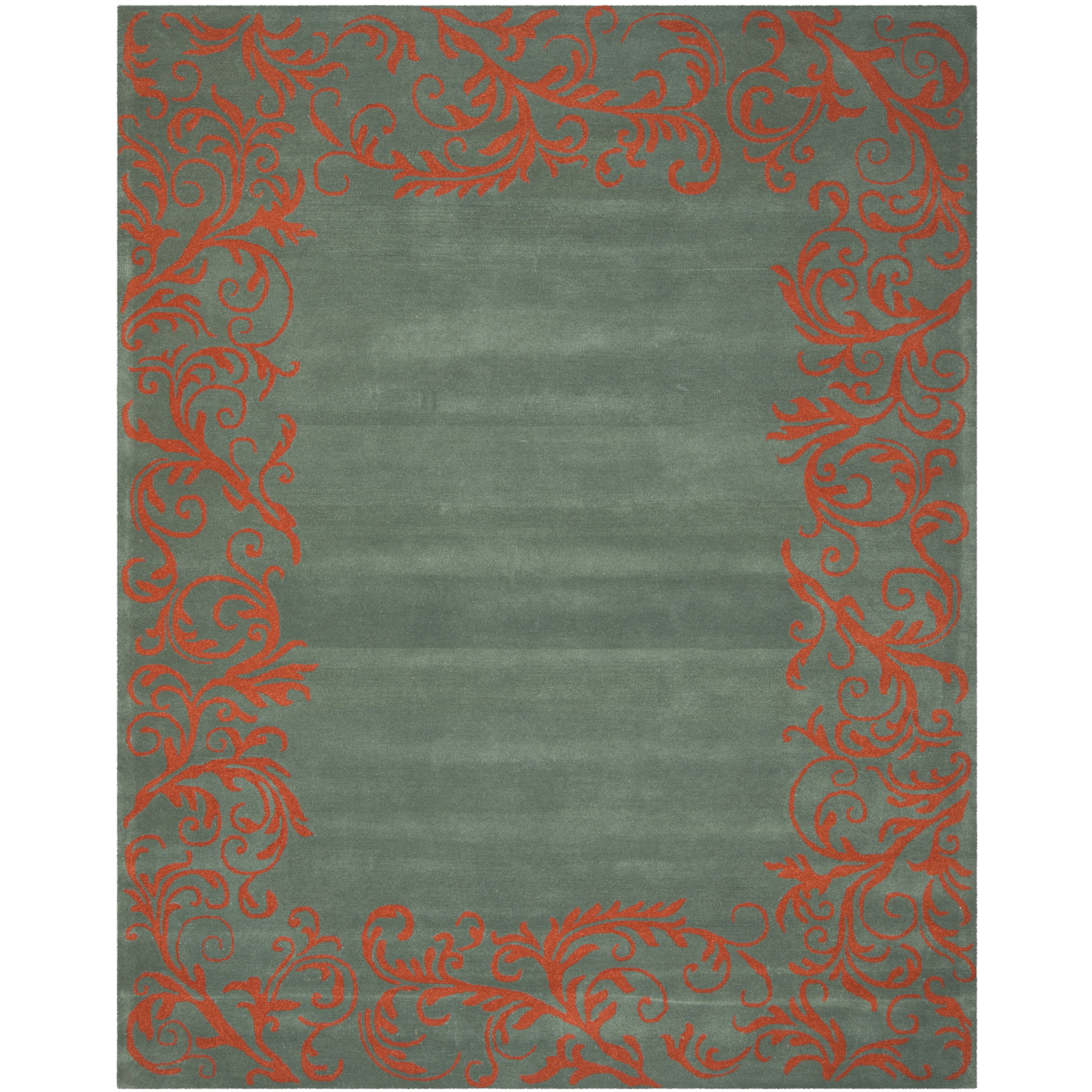 Safavieh Bella Blue/Coral Area Rug & Reviews | Wayfair