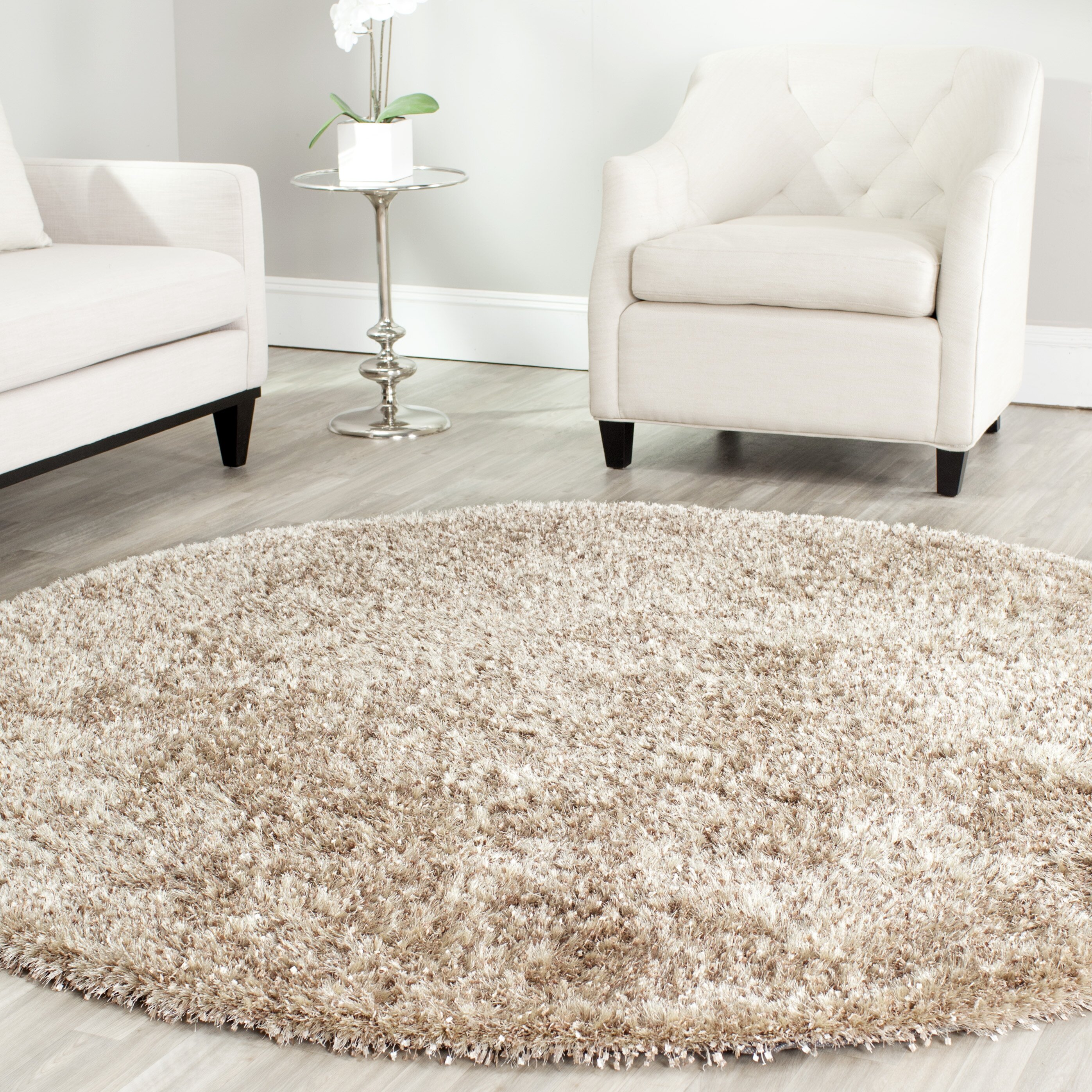 Safavieh Malibu Shag Natural Area Rug & Reviews | Wayfair