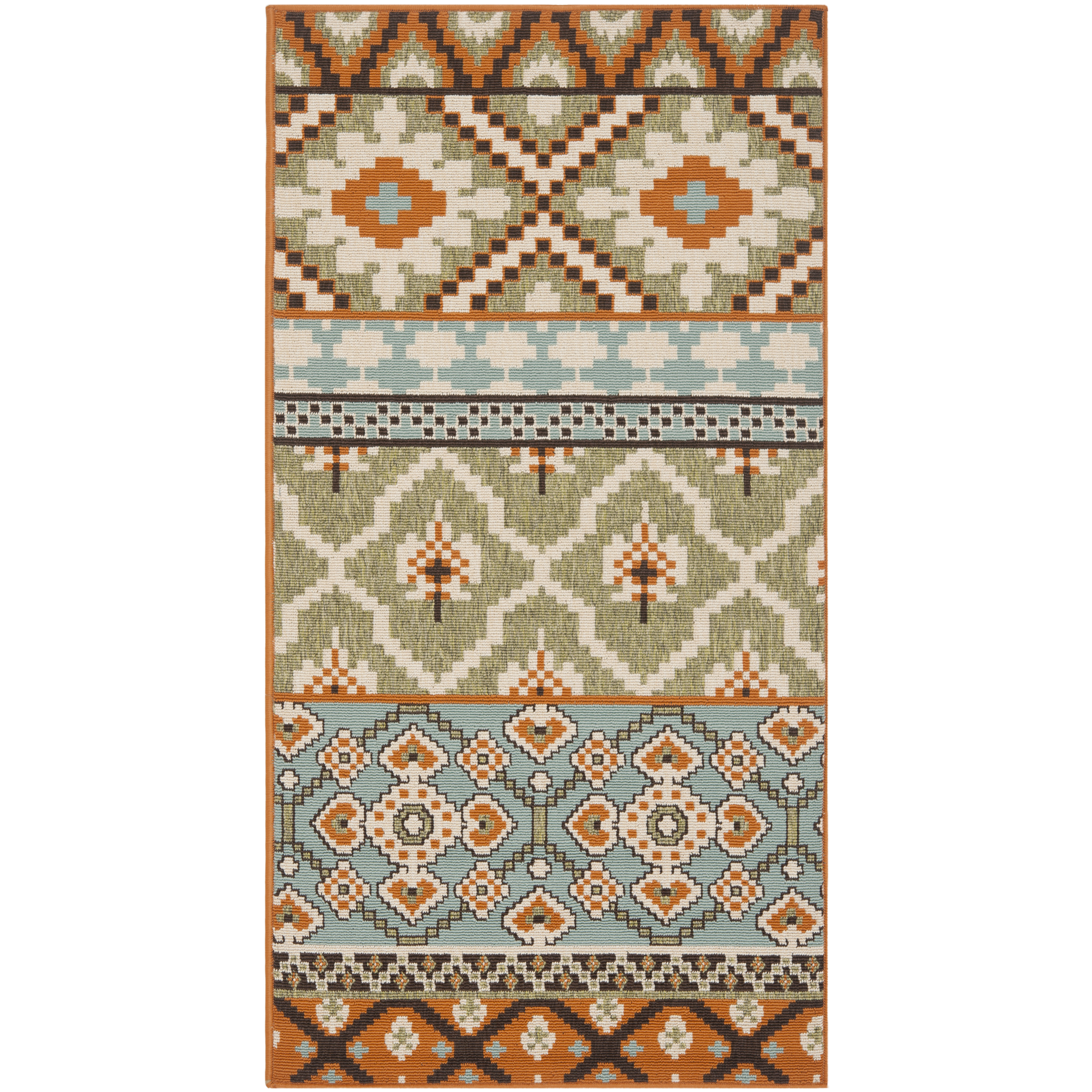 Safavieh Veranda Green/Terracotta Area Rug & Reviews Wayfair