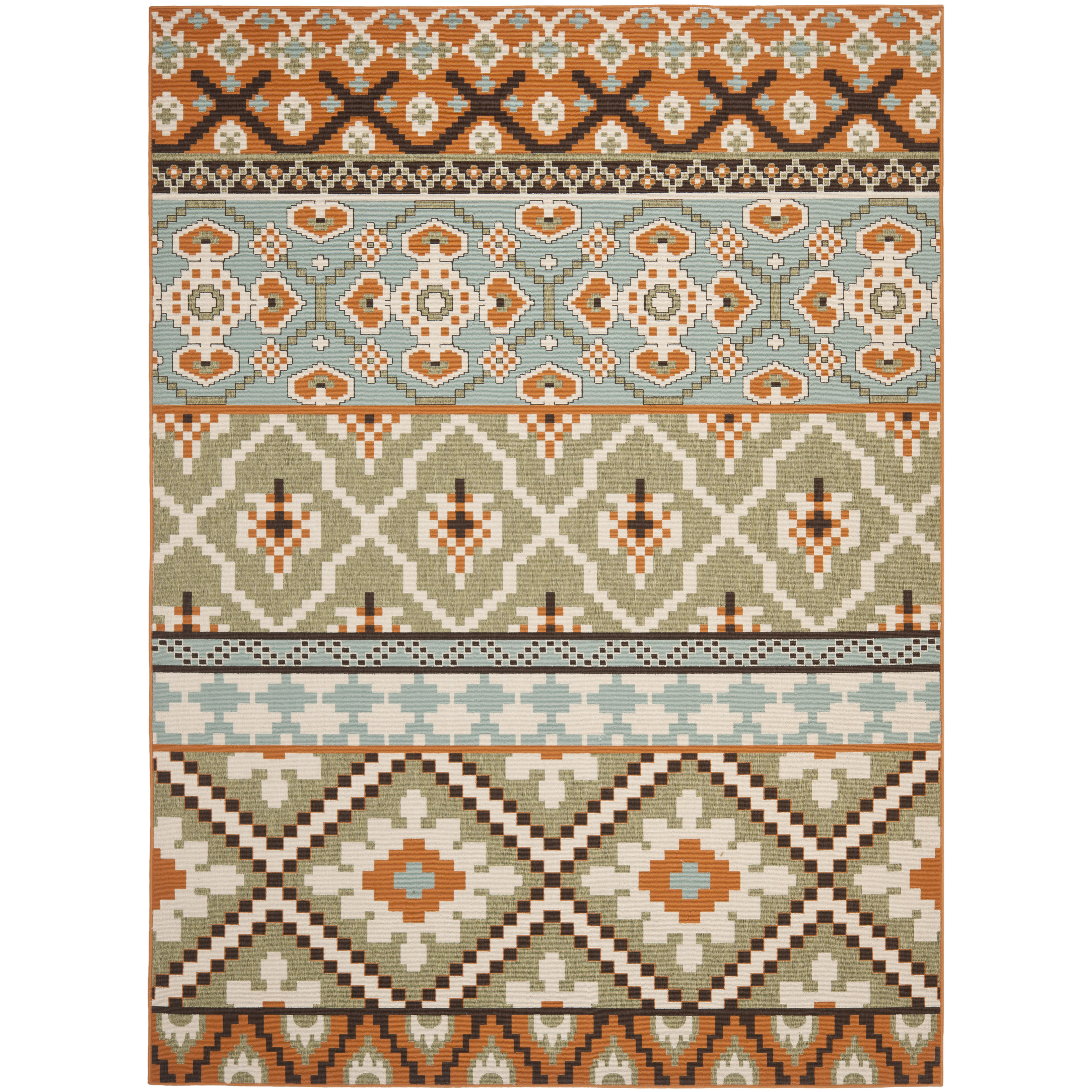 Safavieh Veranda Green/Terracotta Area Rug & Reviews Wayfair