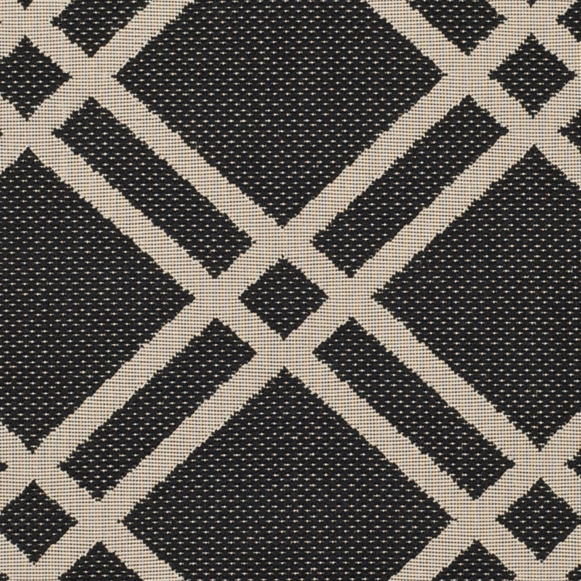 Safavieh Courtyard Black/Beige Outdoor Rug & Reviews Wayfair