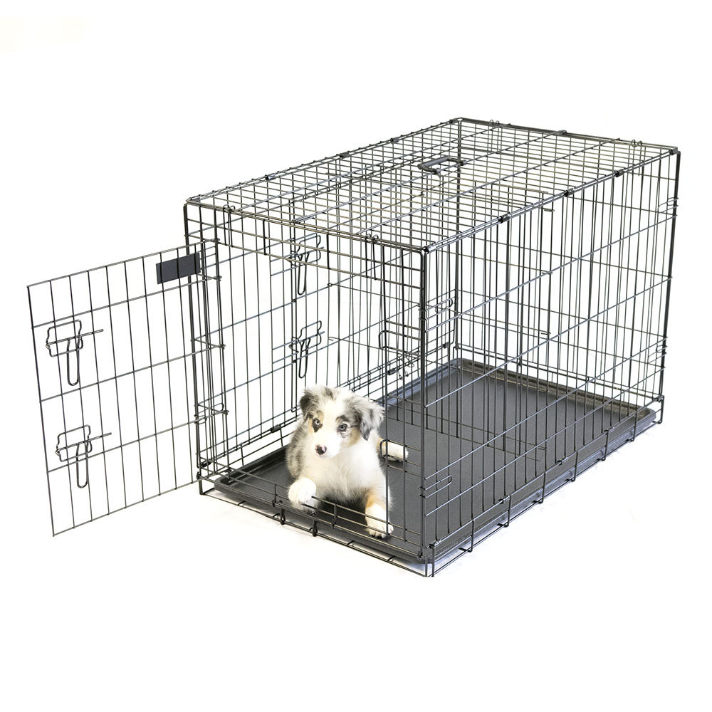 PetChampion Deluxe 2 Door with Divider Steel Wire Collapsible Pet Crate