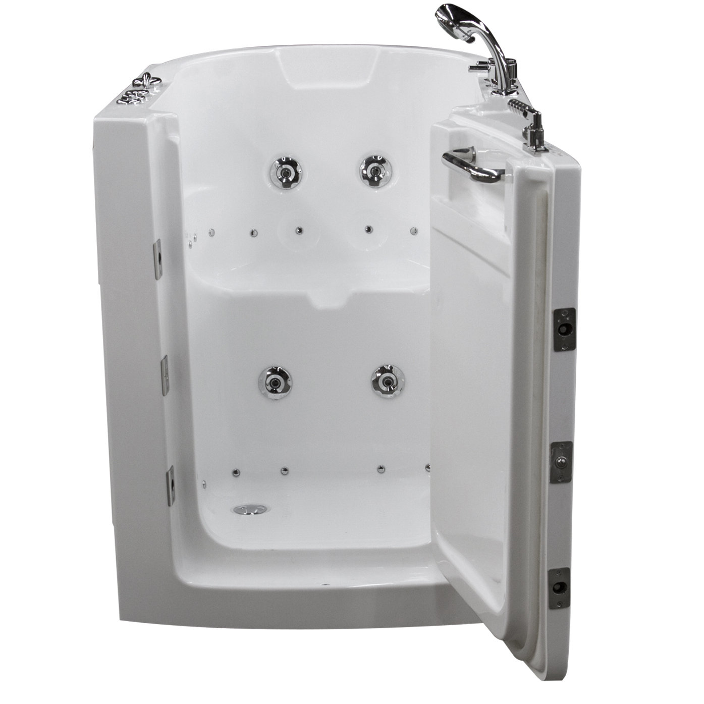 Therapeutic Tubs Durango 38" x 32" WalkIn Air and Whirlpool Jetted Bathtub Wayfair