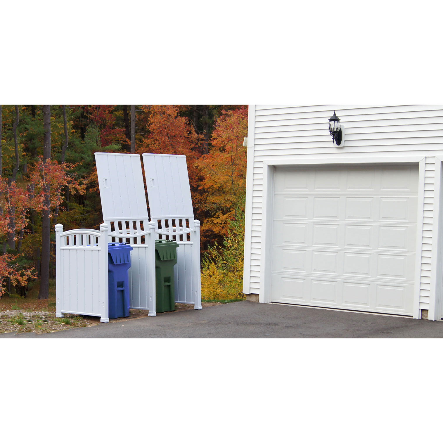 RubbishWrap 6 Ft. W x 4 Ft. D Plastic Garbage Shed & Reviews Wayfair