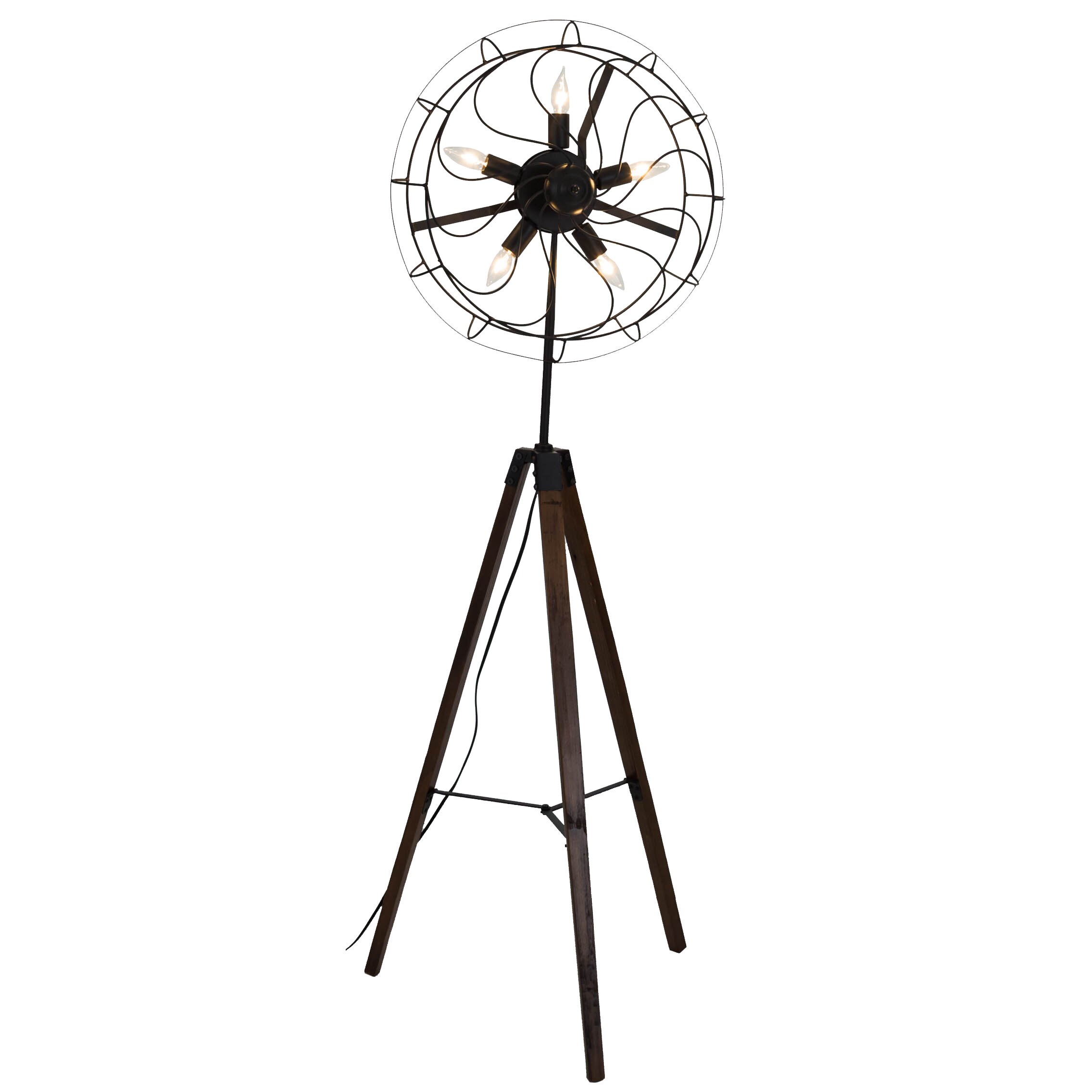 Starfish Steampunk 63" Tripod Floor Lamp & Reviews | Wayfair