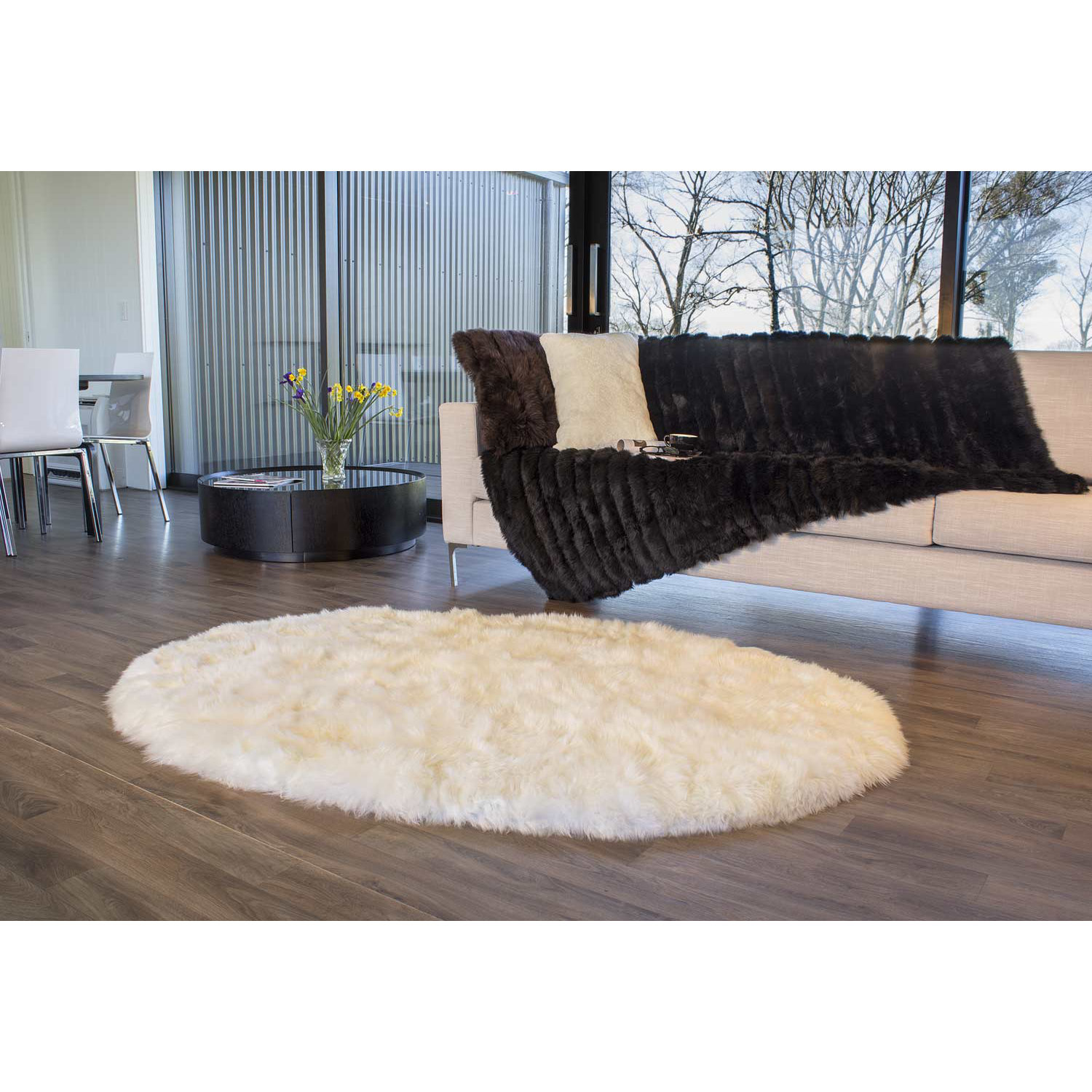 Bowron Sheepskin Longwool Rug & Reviews Wayfair