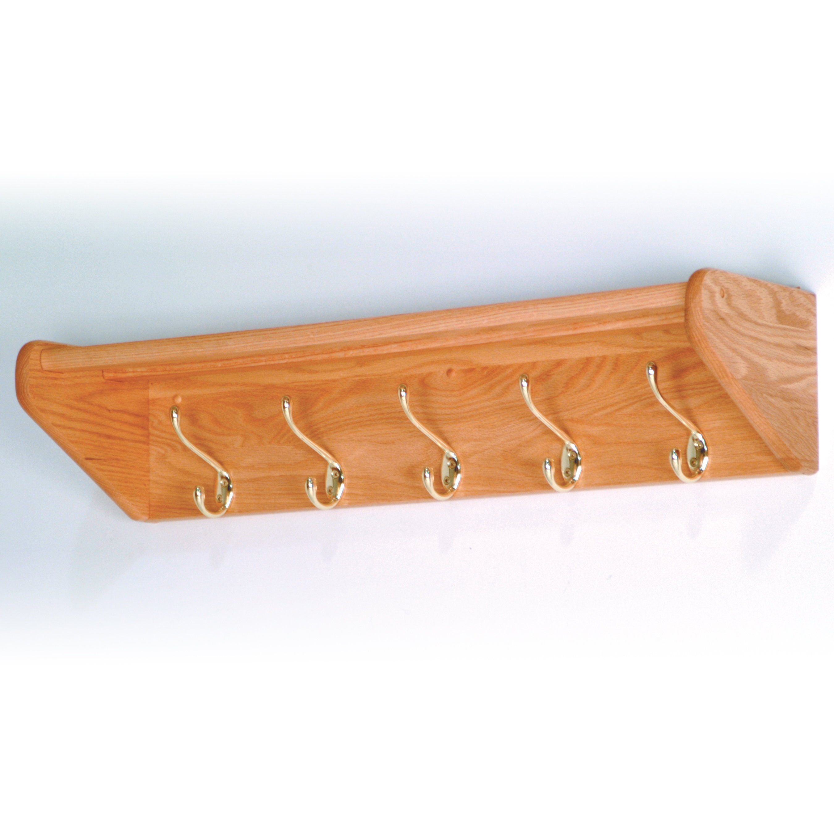 Wooden Mallet Hat and Coat Rack with 5 Hooks & Reviews Wayfair
