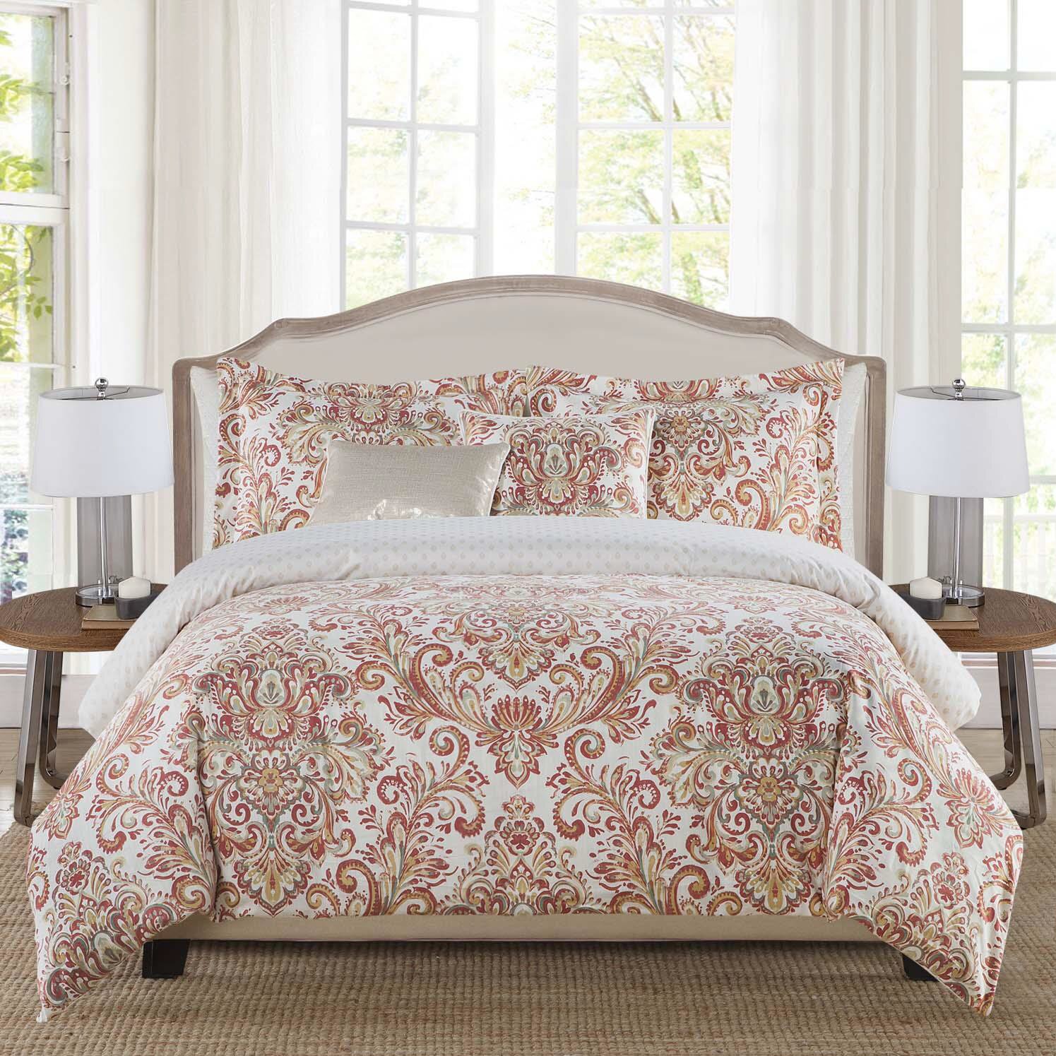 Envogue Mika 5 Piece Reversible Comforter Set | Wayfair