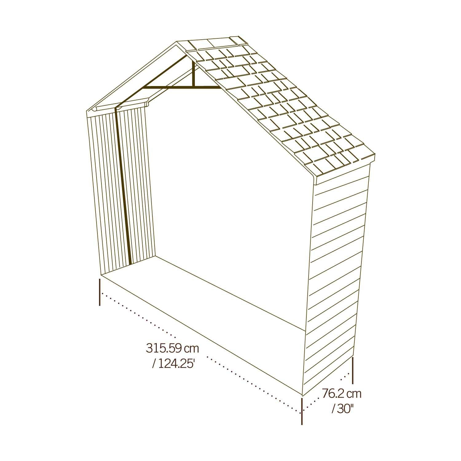 Lifetime 11' W x 2.5' D Shed Extension Kit &amp; Reviews | Wayfair