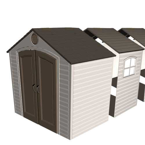 Lifetime 8 Ft. Shed Extension Kit 30" Wayfair