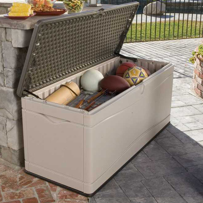 Lifetime 130 Gallon Plastic Deck Box & Reviews Wayfair
