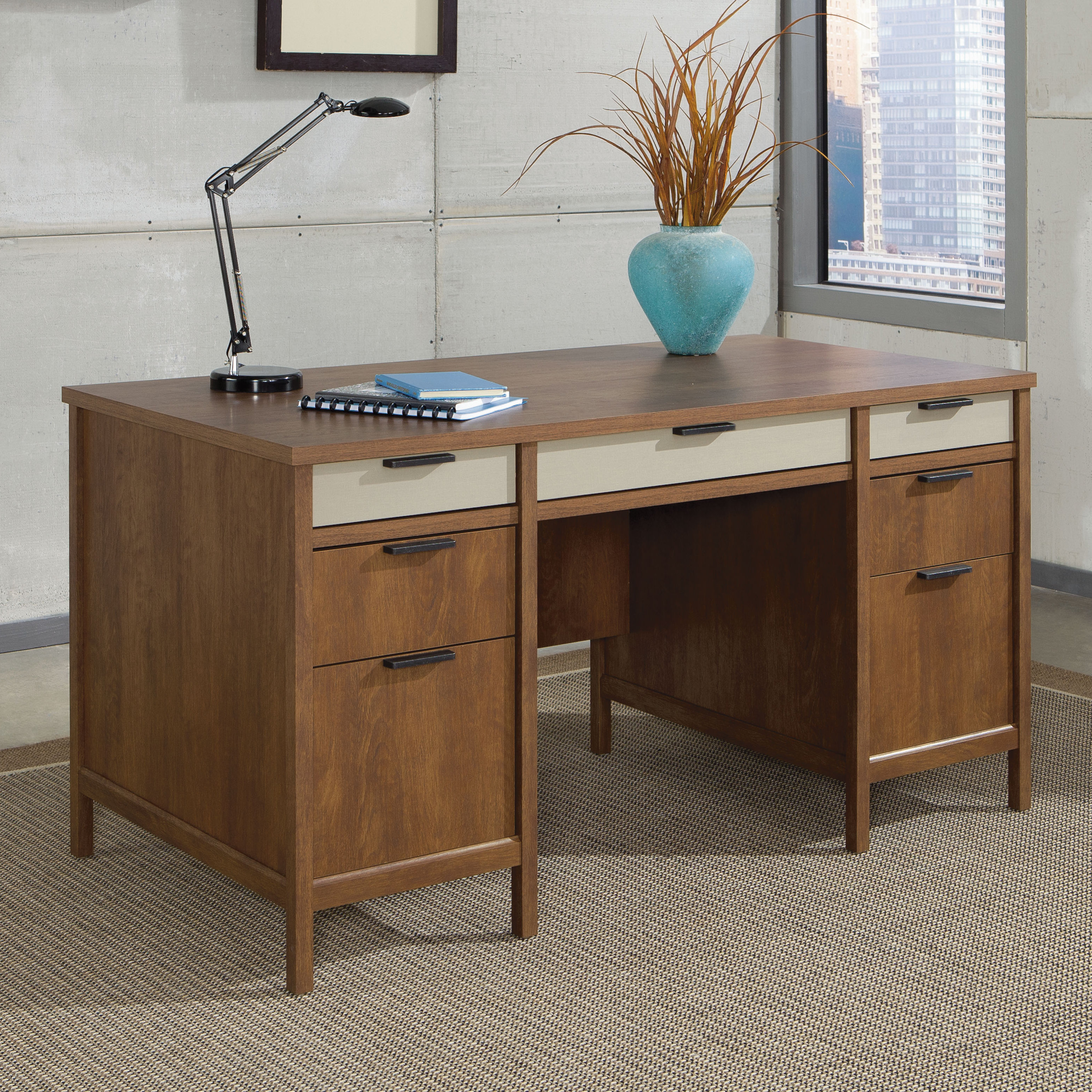 Sauder Kersley Executive Desk & Reviews Wayfair