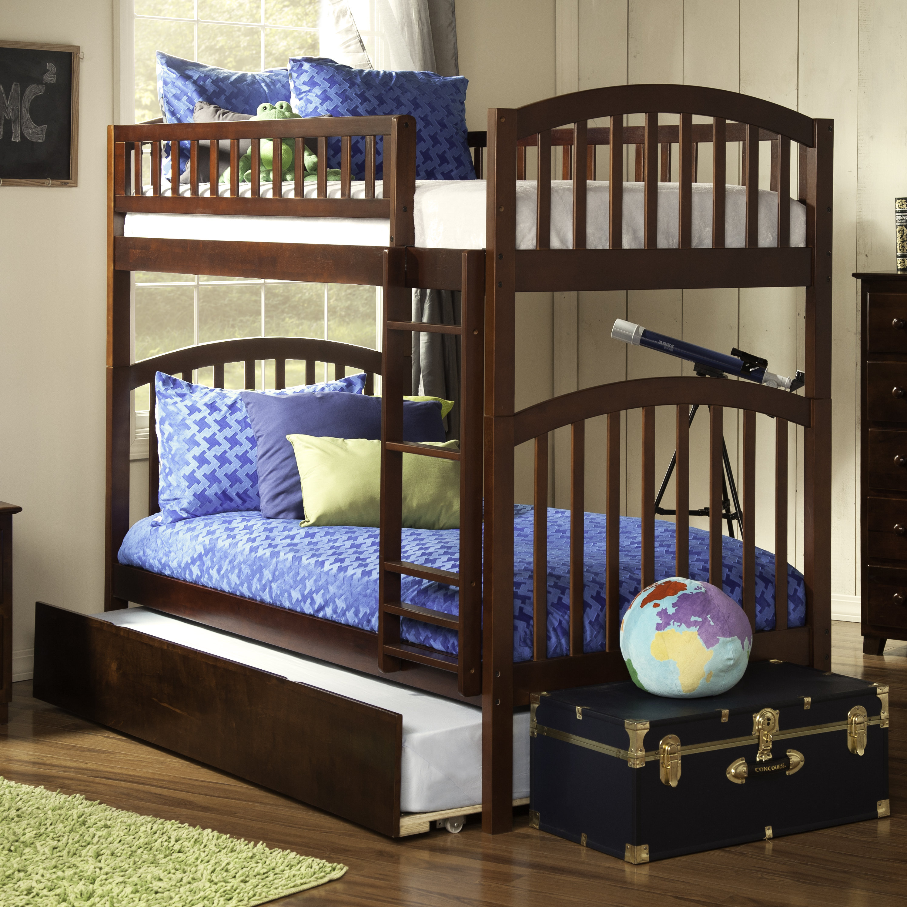 Atlantic Furniture Richland Twin Bunk Bed & Reviews | Wayfair