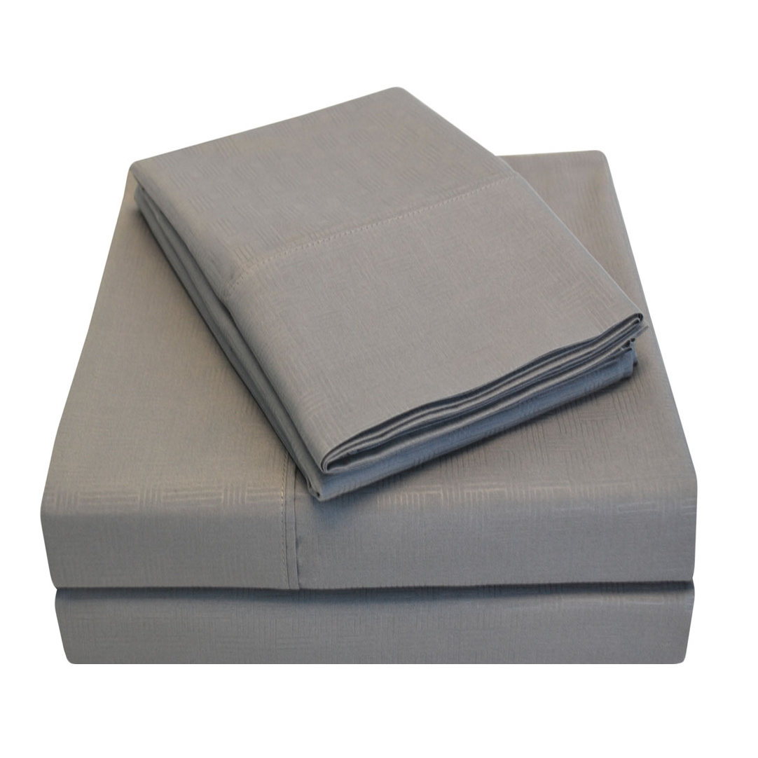 Simple Luxury Embossed Sheet Set & Reviews Wayfair
