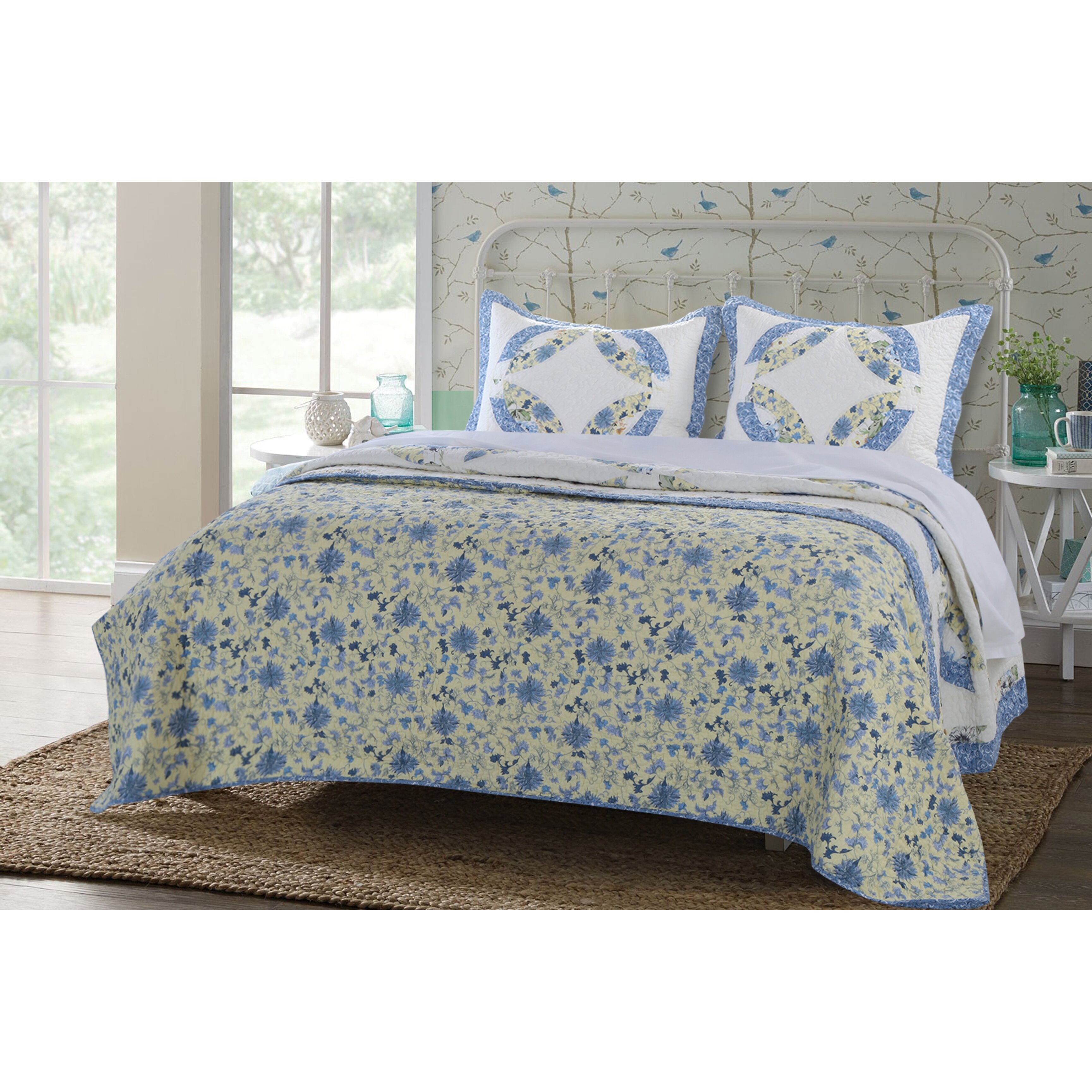 Greenland Home Fashions Forever Reversible Quilt Set & Reviews | Wayfair