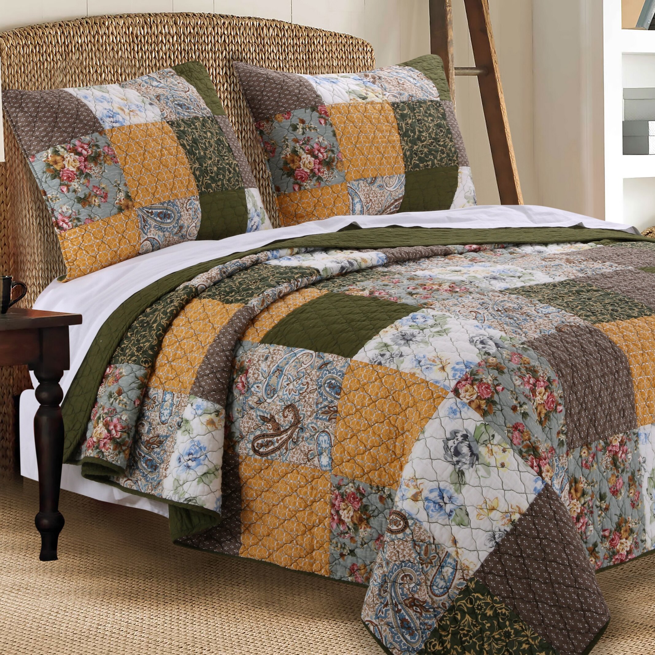 Greenland Home Fashions Cedar Creek Quilt Set & Reviews | Wayfair