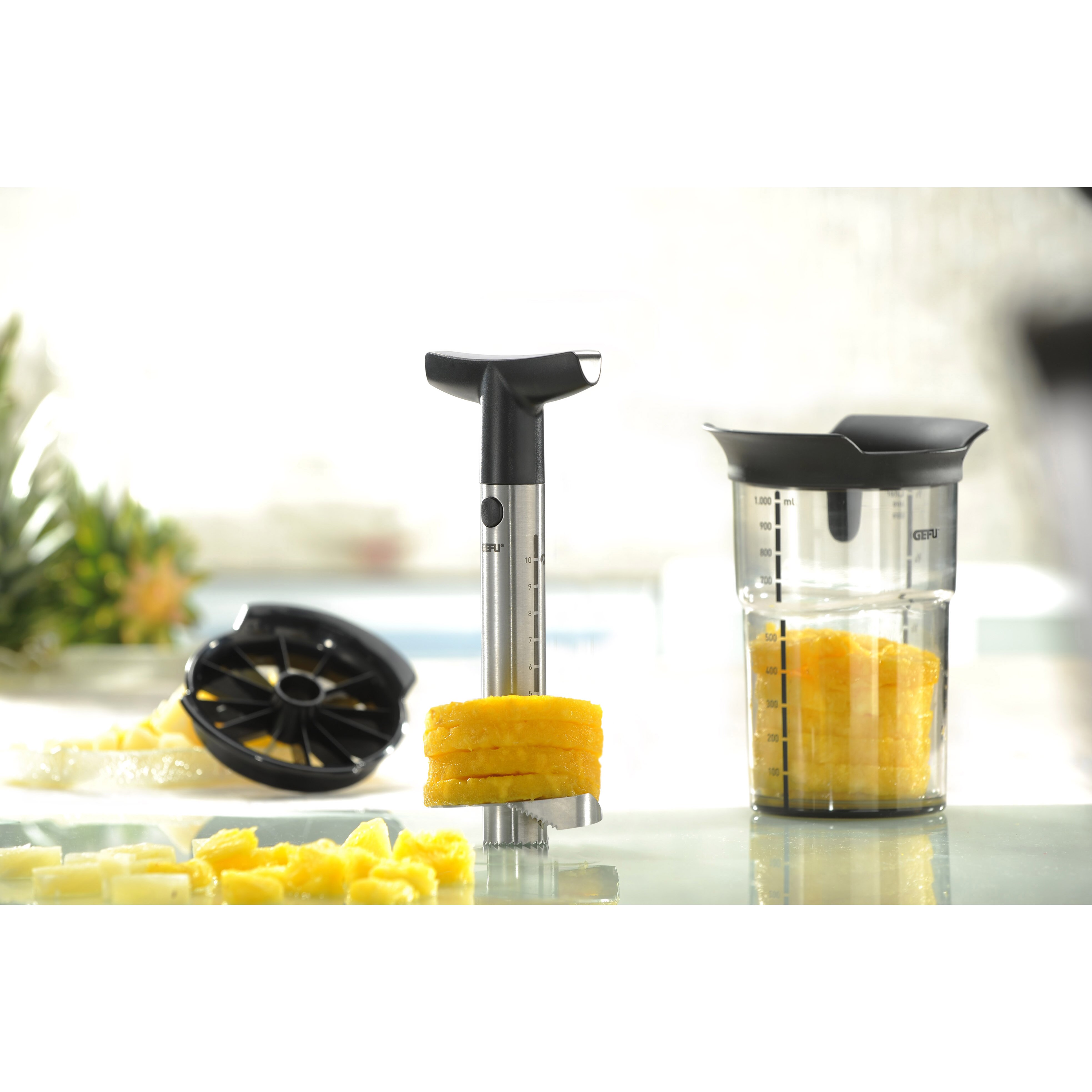 Gefu Professional Plus Pineapple Slicer With Container & Reviews 